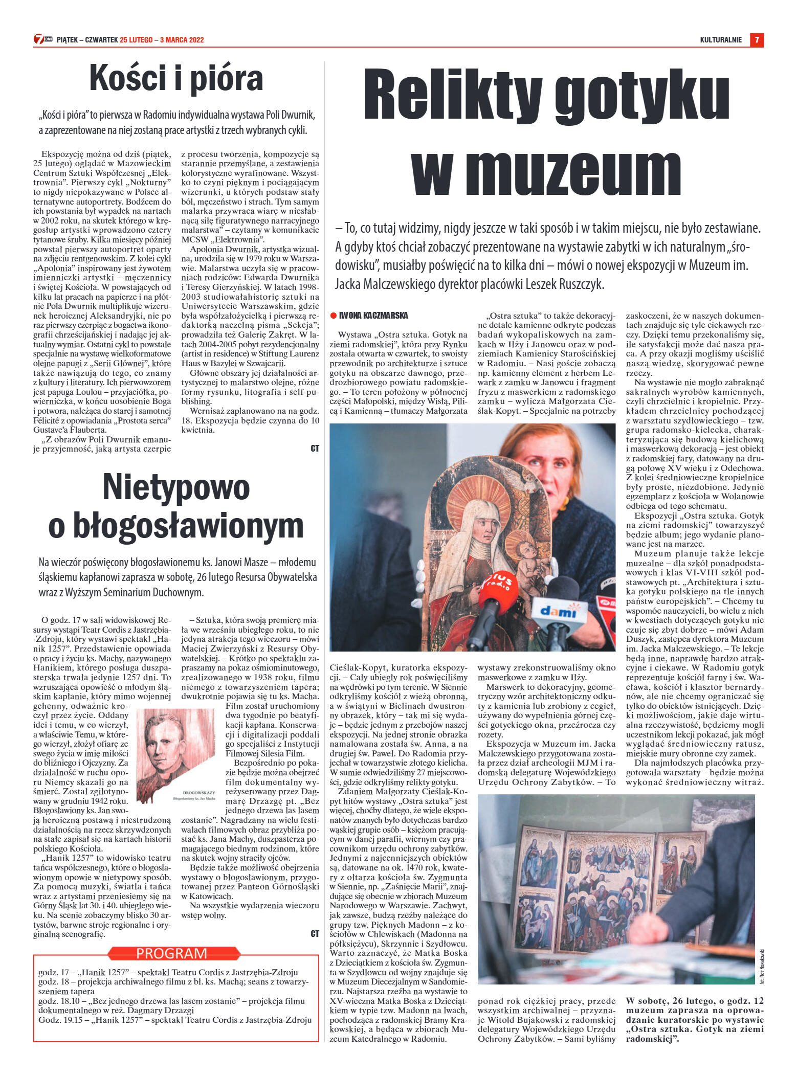 Tygodnik "7 Dni" nr 805 z dn. 25.02.2022 r. - strona 7