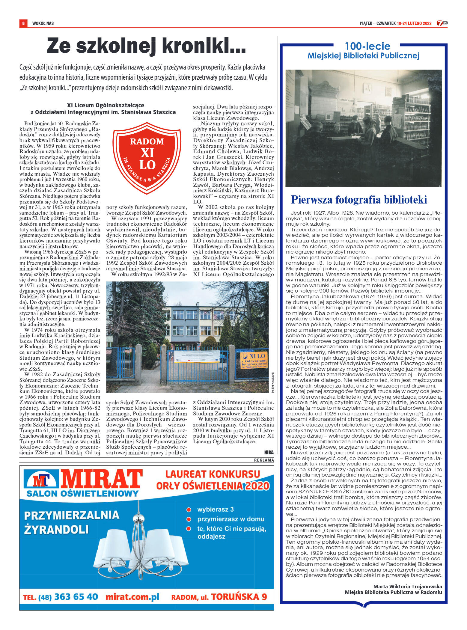 Tygodnik "7 Dni" nr 805 z dn. 25.02.2022 r. - strona 8