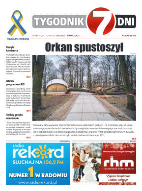 Tygodnik "7 Dni" nr 805 z dn. 25.02.2022 r. - strona 1