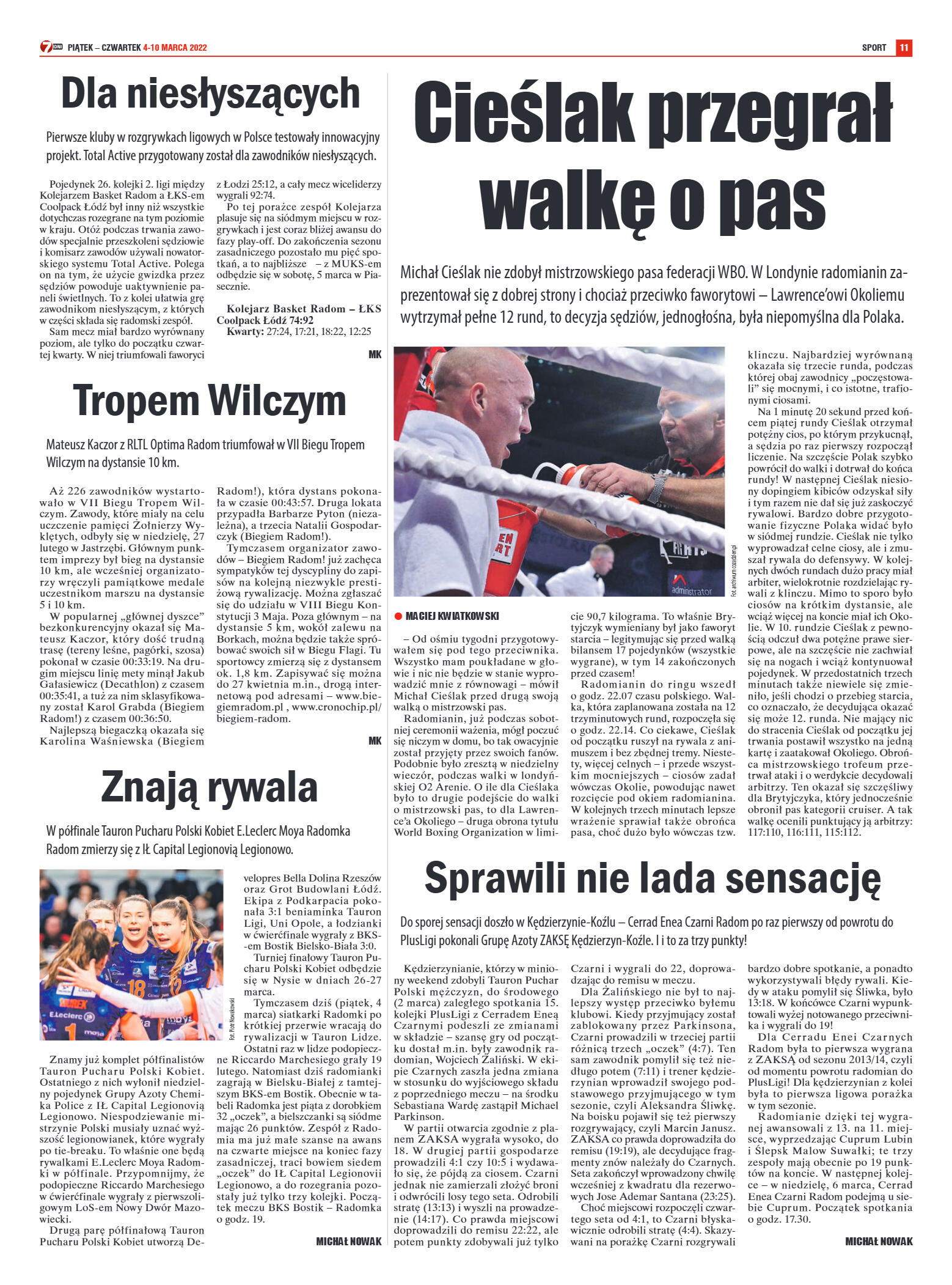 Tygodnik "7 Dni" nr 806 z dn. 4.03.2022 r. - strona 11