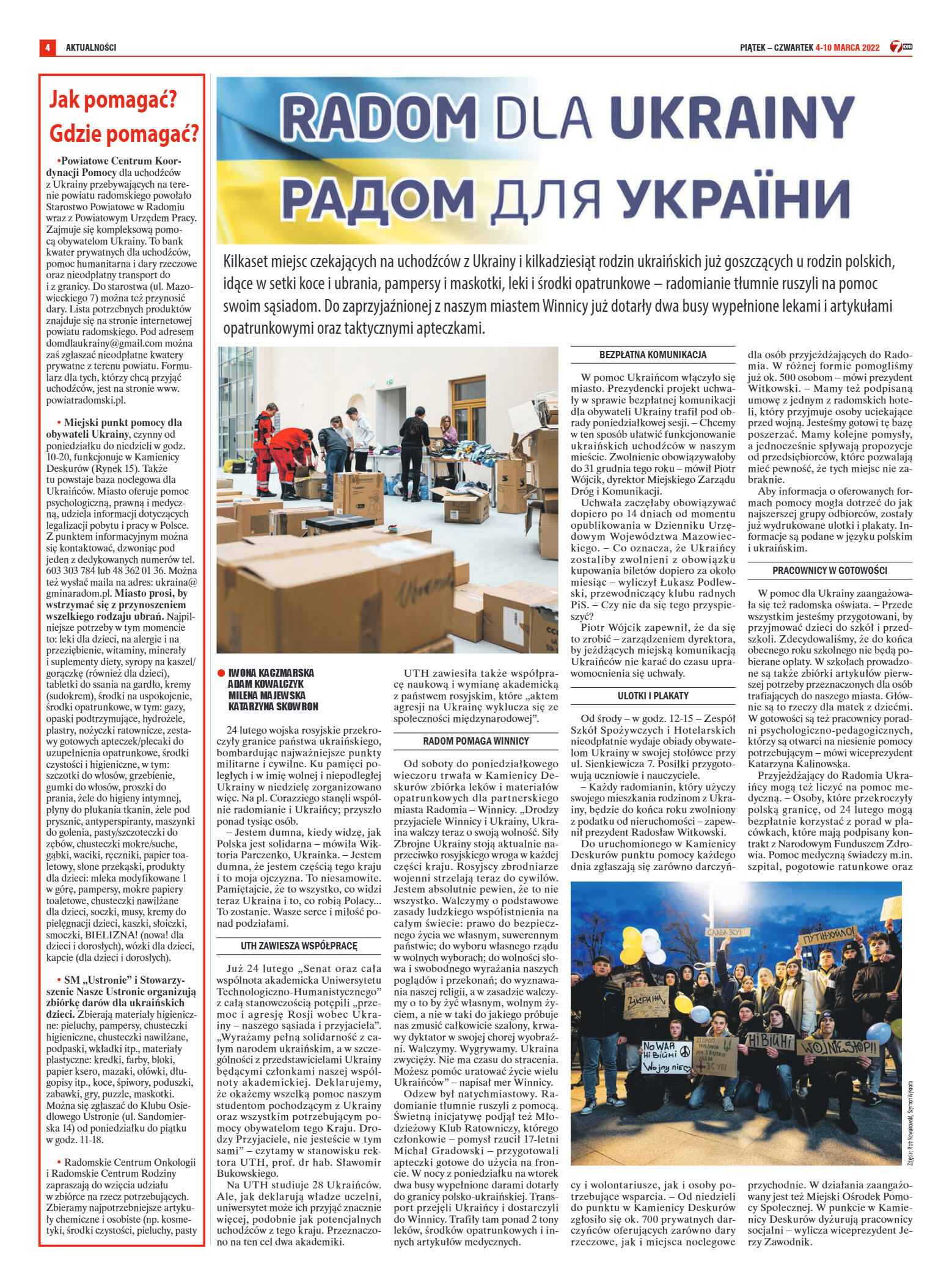 Tygodnik "7 Dni" nr 806 z dn. 4.03.2022 r. - strona 4