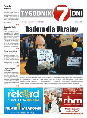 Tygodnik "7 Dni" nr 806 z dn. 4.03.2022 r. - strona 1