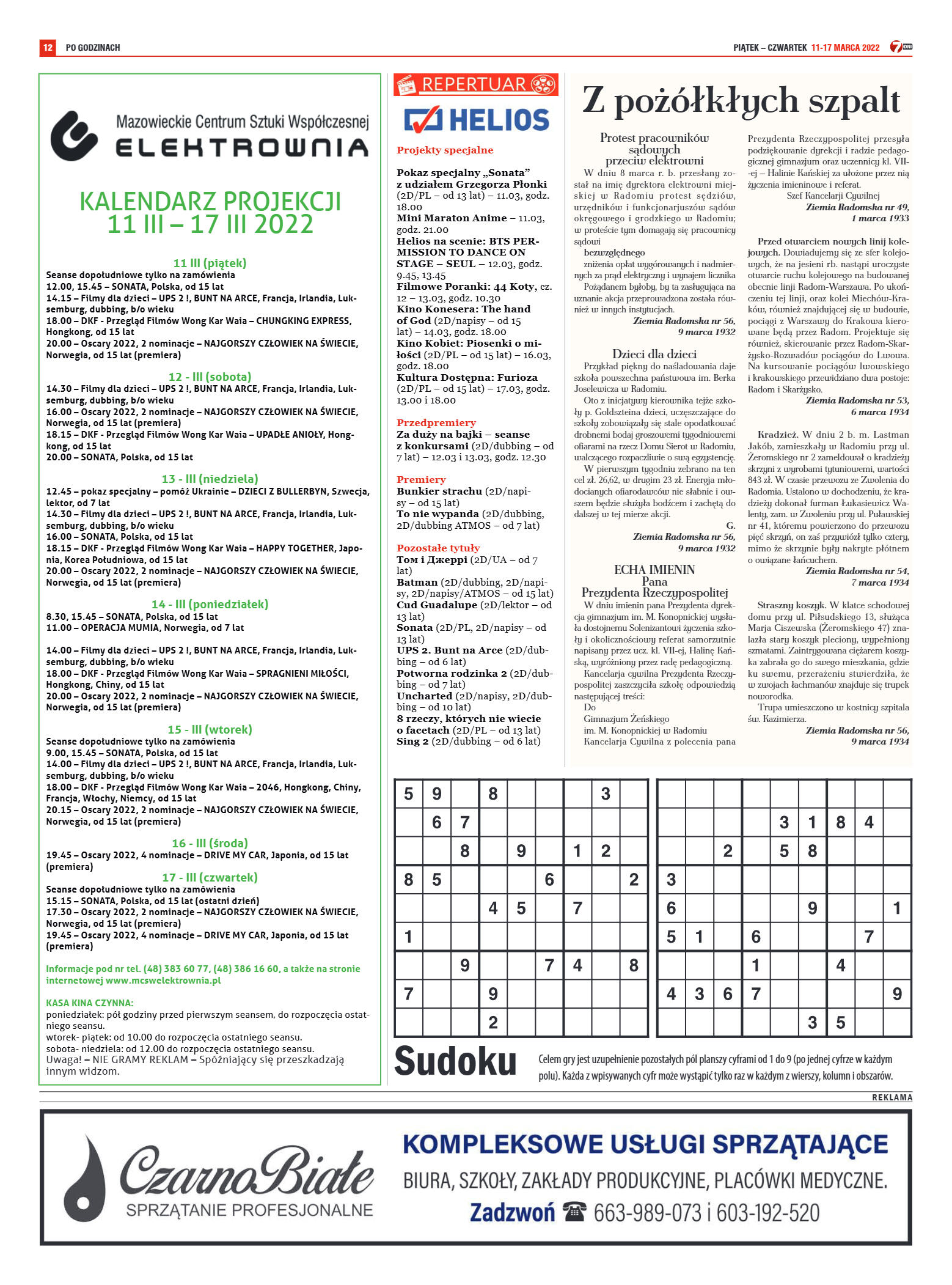 Tygodnik "7 Dni" nr 807 z dn. 11.03.2022 r. - strona 16