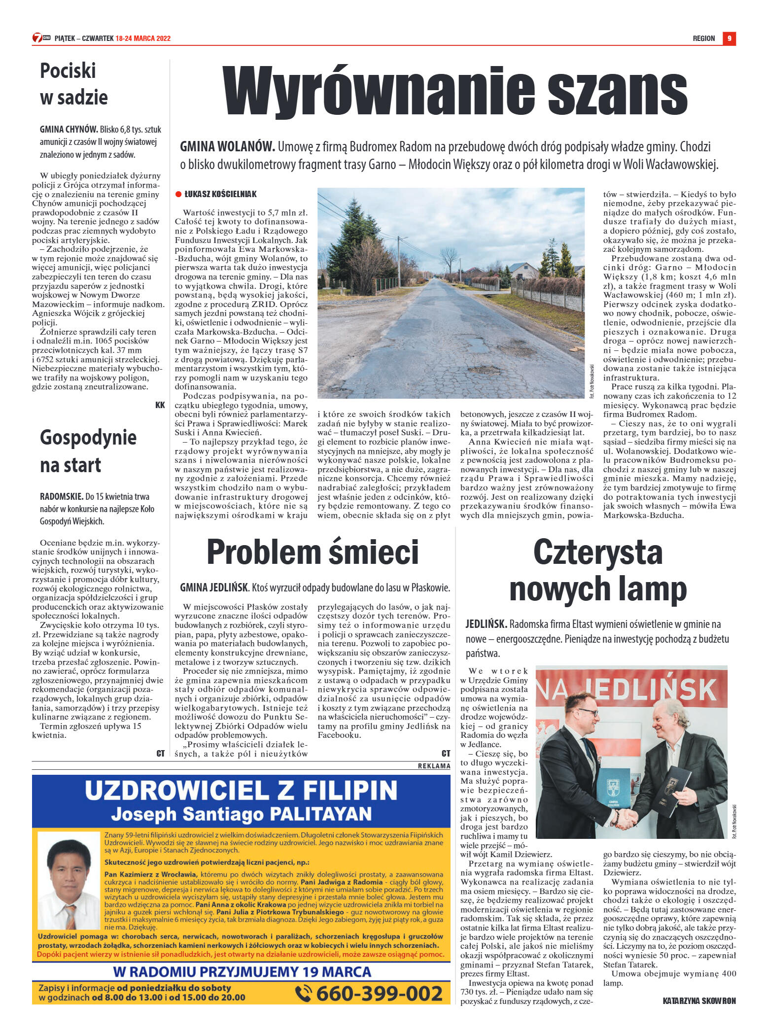 Tygodnik "7 Dni" nr 808 z dn. 18.03.2022 - strona 9