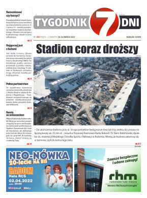 Tygodnik "7 Dni" nr 808 z dn. 18.03.2022 - strona 1
