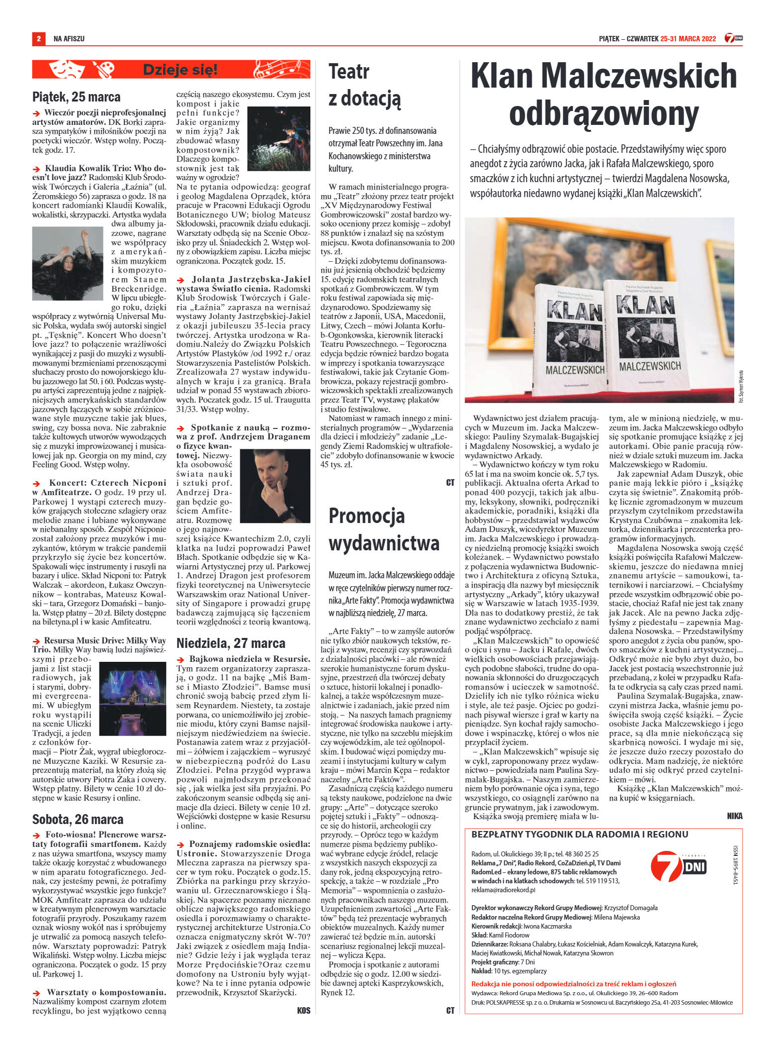 Tygodnik "7 Dni" nr 809 z dn. 25.03.2022 - strona 2