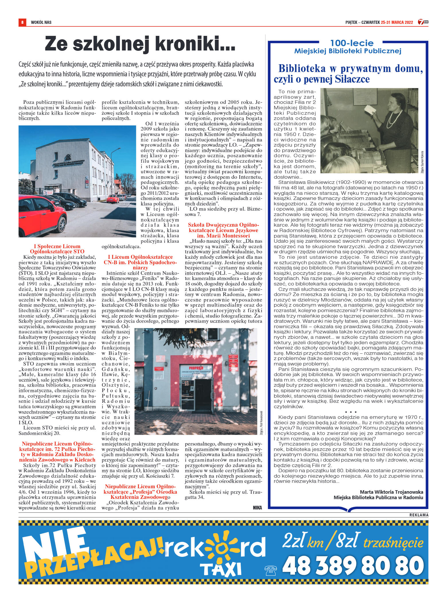 Tygodnik "7 Dni" nr 809 z dn. 25.03.2022 - strona 8