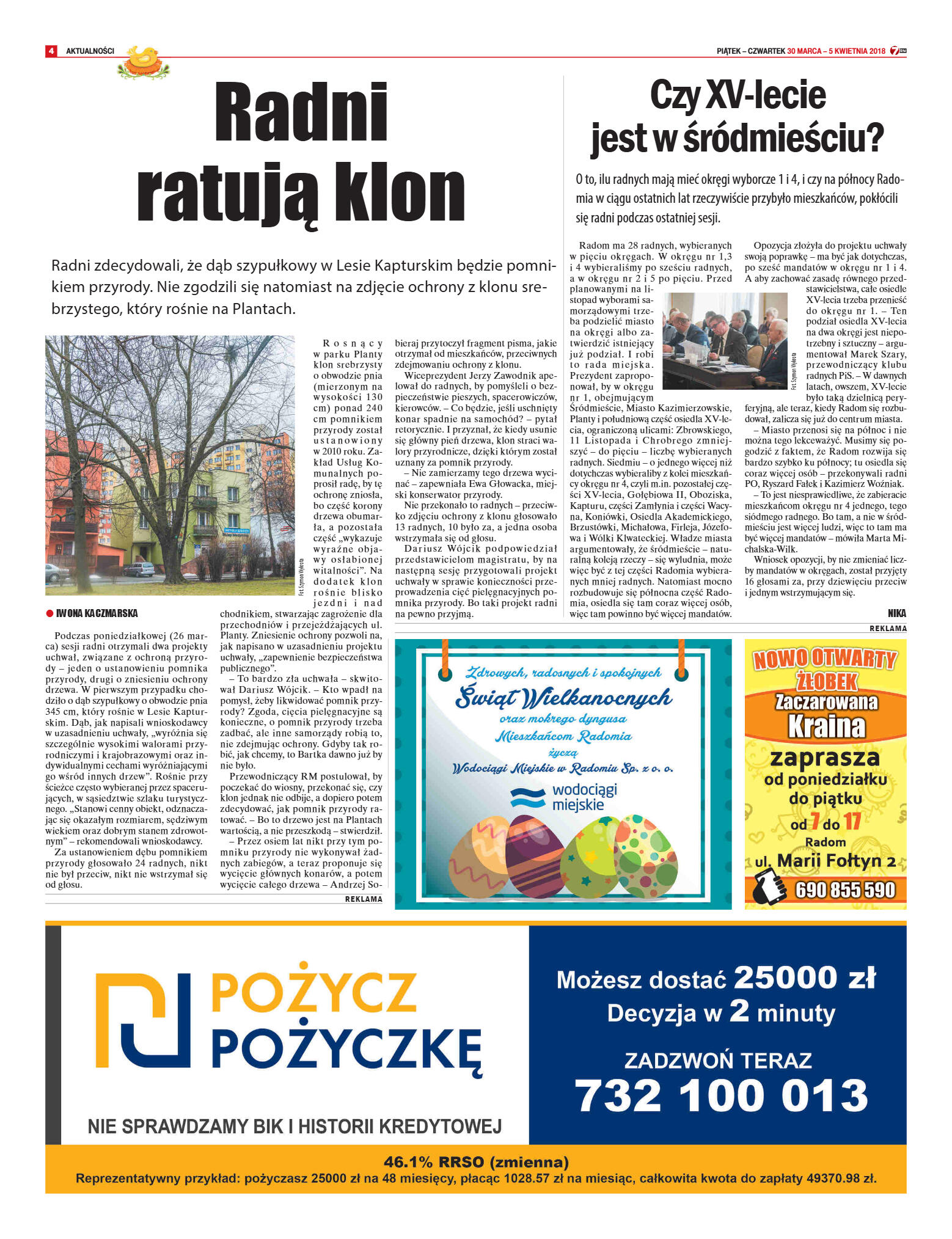 Tygodnik "7 Dni" nr 629 z dn. 30.03.2018 - strona 4