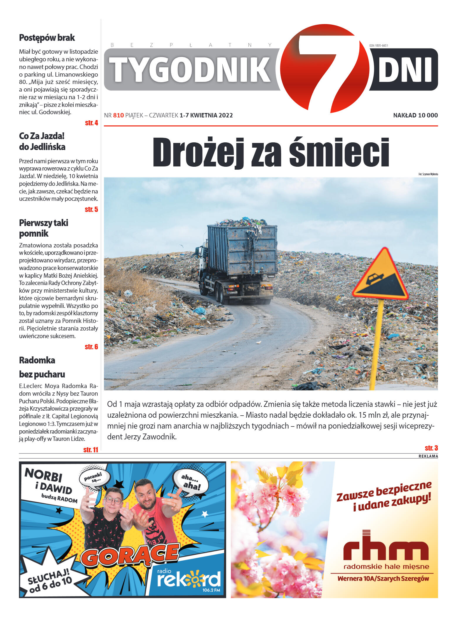 Tygodnik "7 Dni" nr 810 z dn. 1.04.2022 r. - strona 1