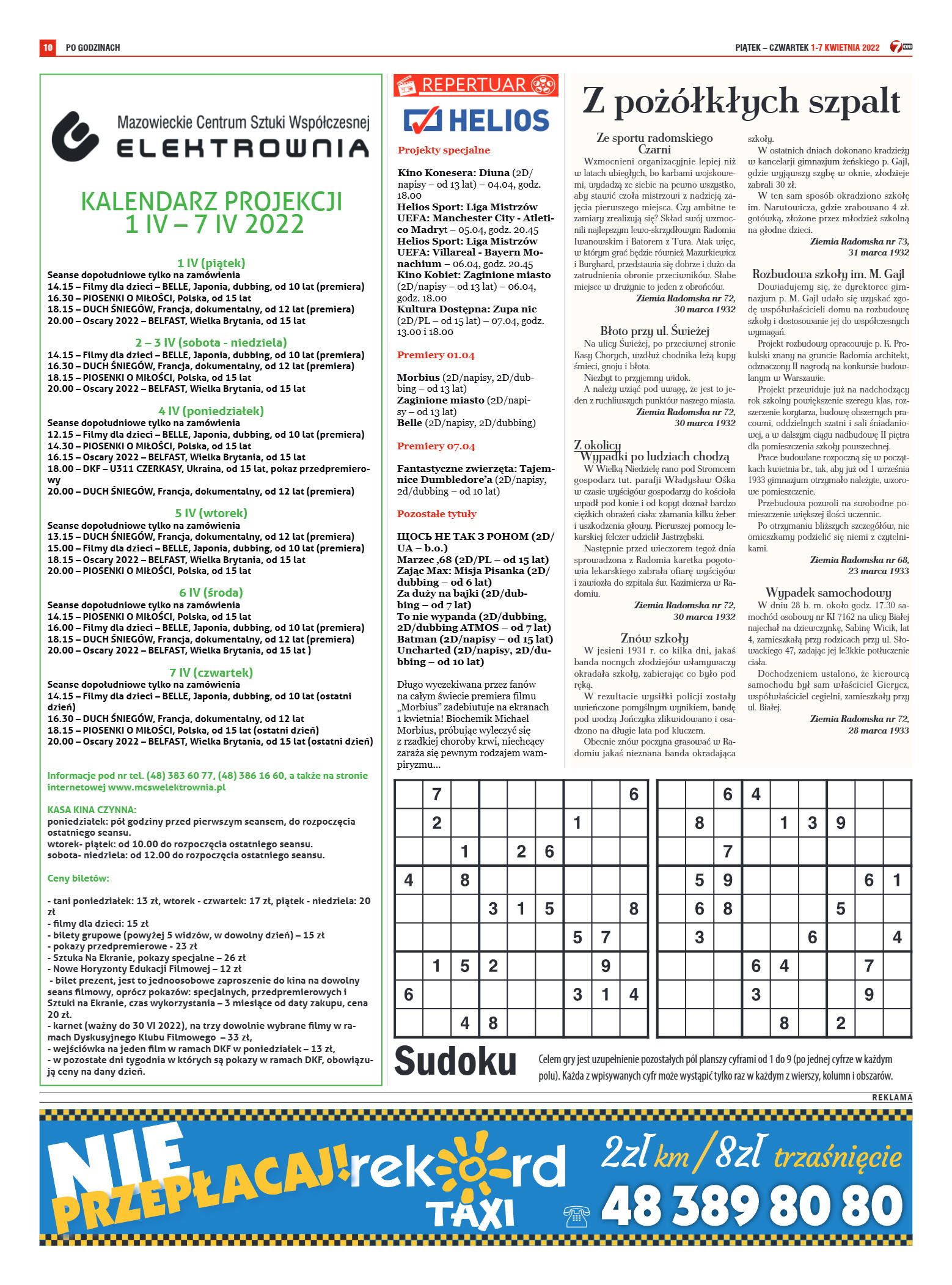 Tygodnik "7 Dni" nr 810 z dn. 1.04.2022 r. - strona 10