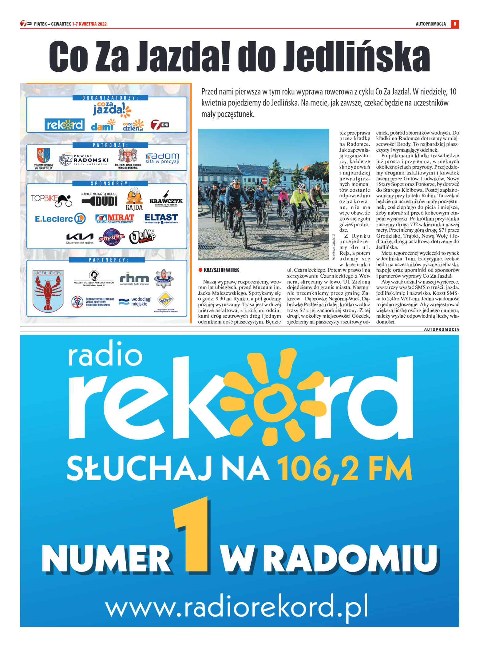 Tygodnik "7 Dni" nr 810 z dn. 1.04.2022 r. - strona 5