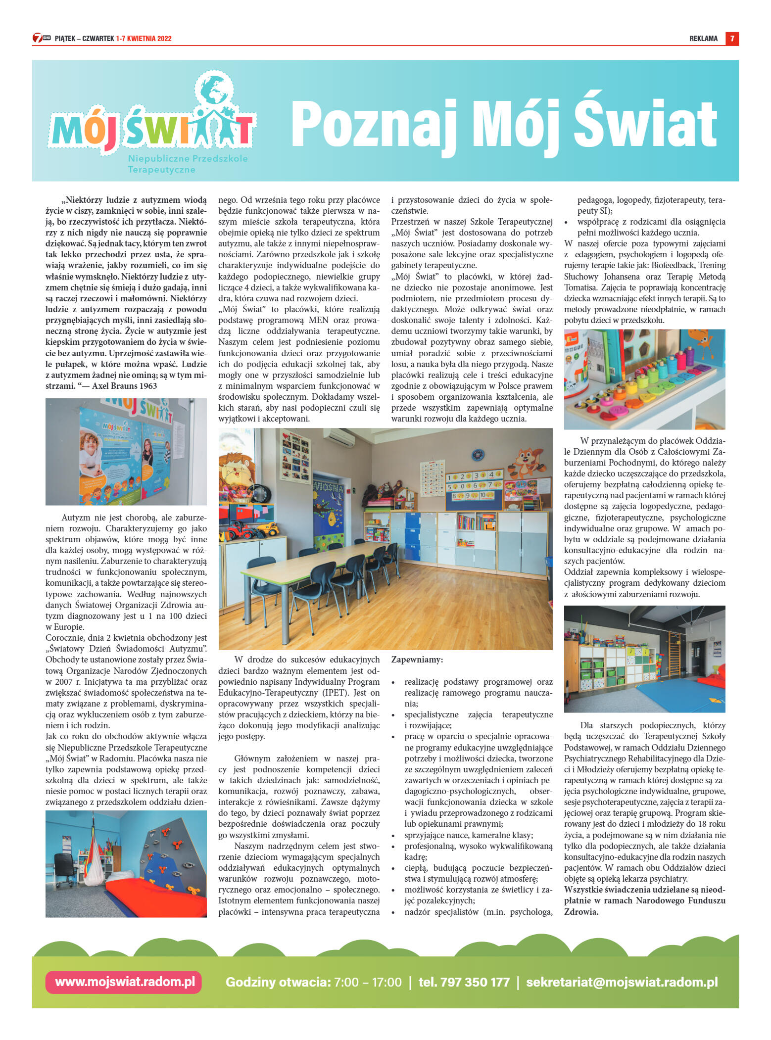 Tygodnik "7 Dni" nr 810 z dn. 1.04.2022 r. - strona 7