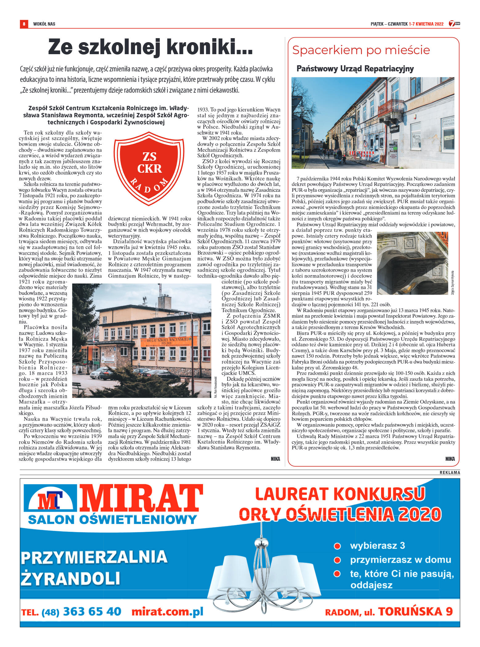 Tygodnik "7 Dni" nr 810 z dn. 1.04.2022 r. - strona 8