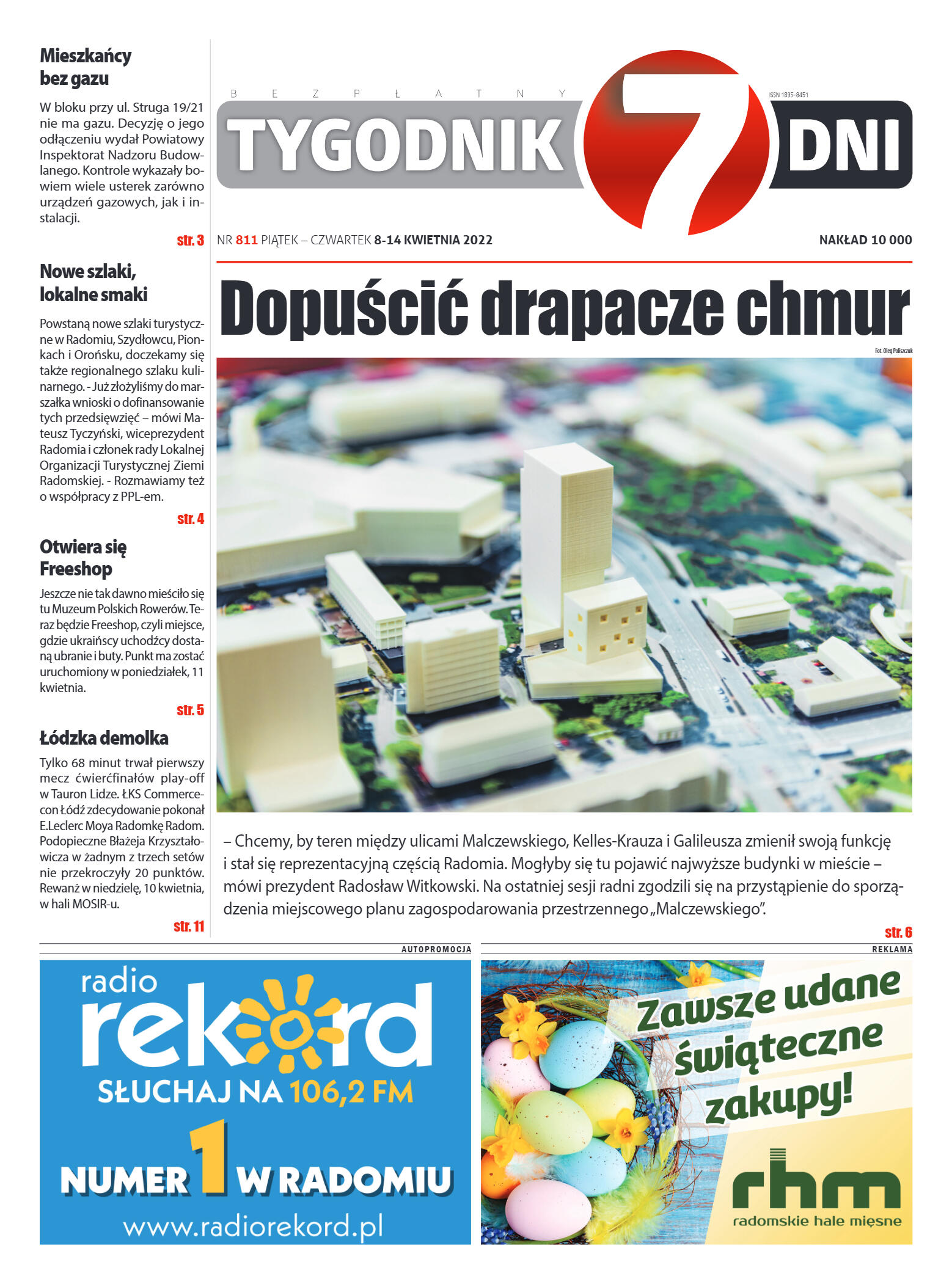 Tygodnik "7 Dni" nr 811 z dn. 8.04.2022 r. - strona 1