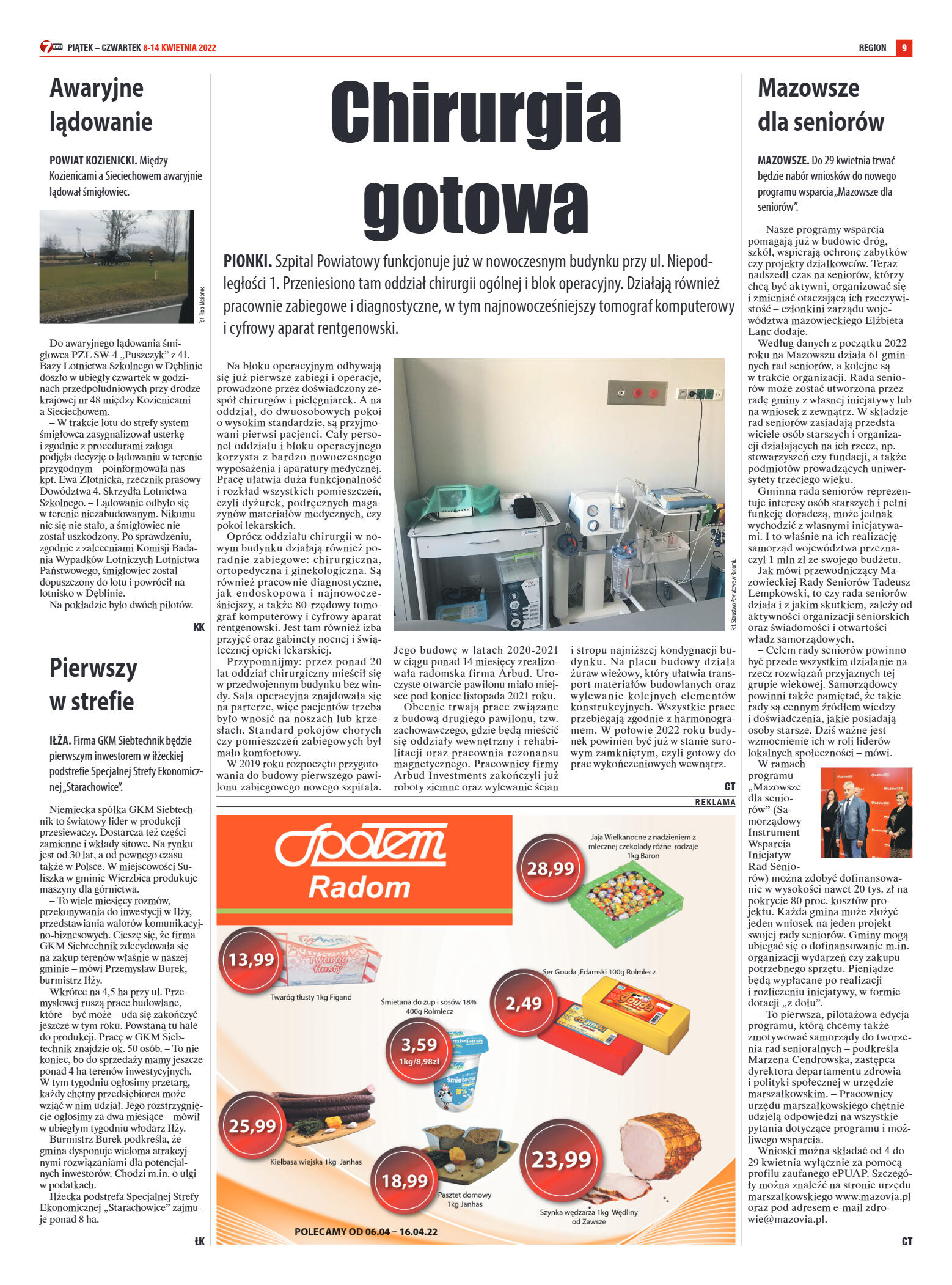 Tygodnik "7 Dni" nr 811 z dn. 8.04.2022 r. - strona 9