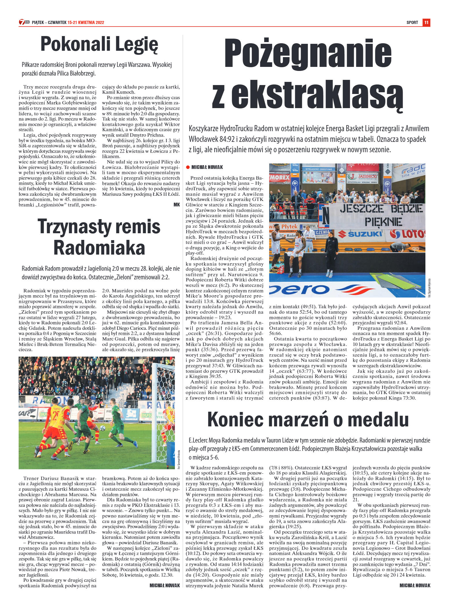 Tygodnik "7 Dni" nr 812 z dn. 15.04.2022 r. - strona 11