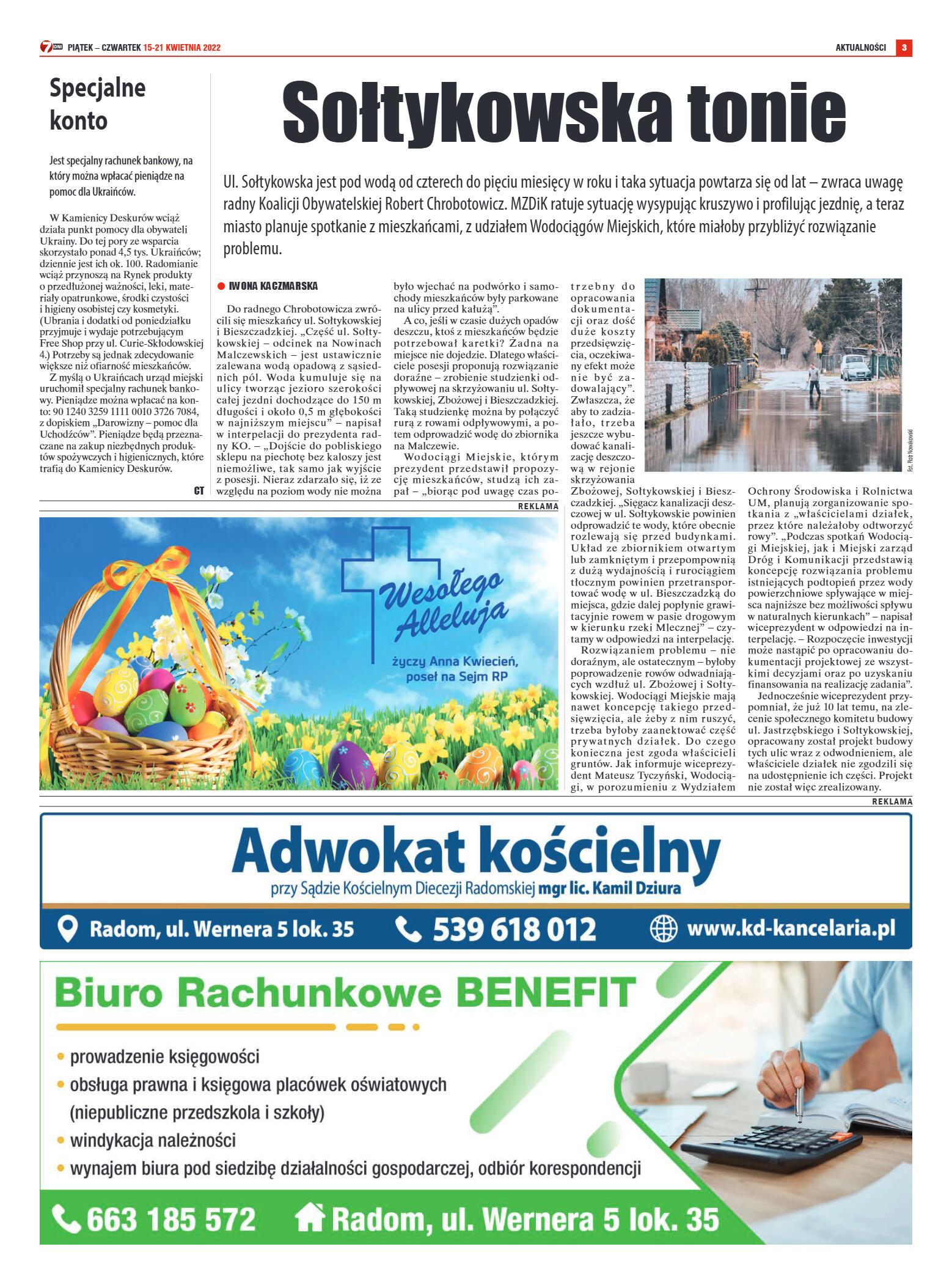 Tygodnik "7 Dni" nr 812 z dn. 15.04.2022 r. - strona 3