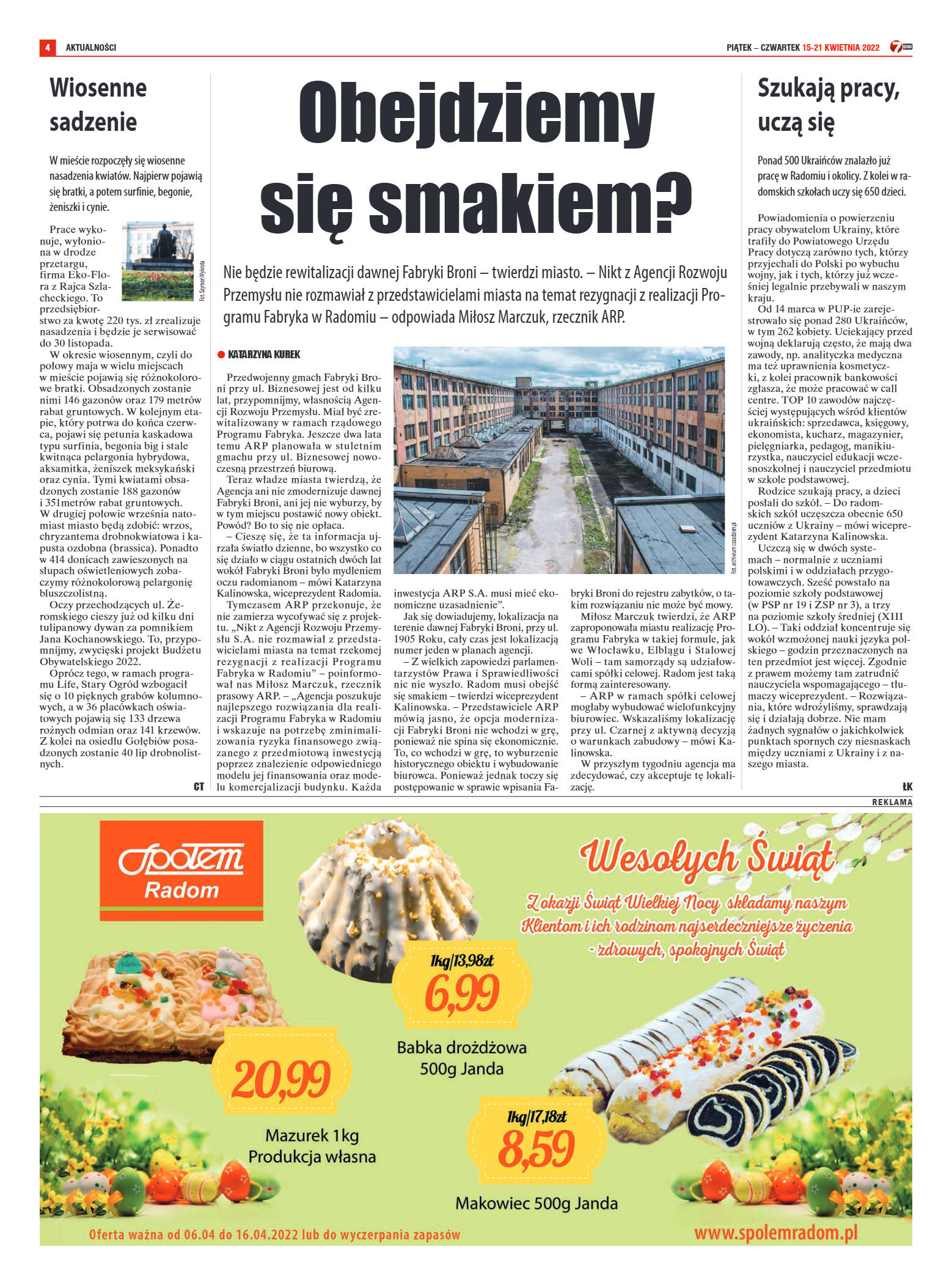 Tygodnik "7 Dni" nr 812 z dn. 15.04.2022 r. - strona 4
