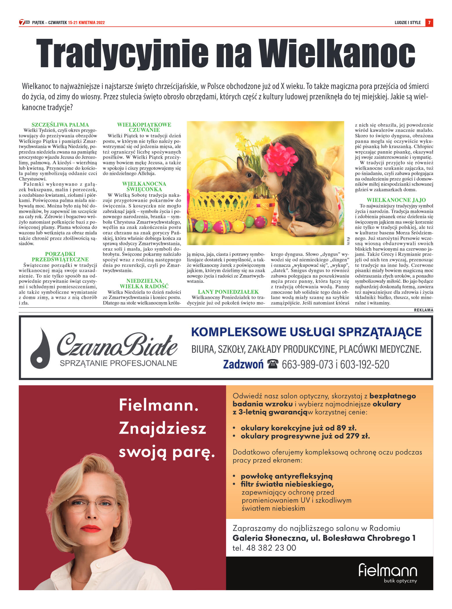 Tygodnik "7 Dni" nr 812 z dn. 15.04.2022 r. - strona 7