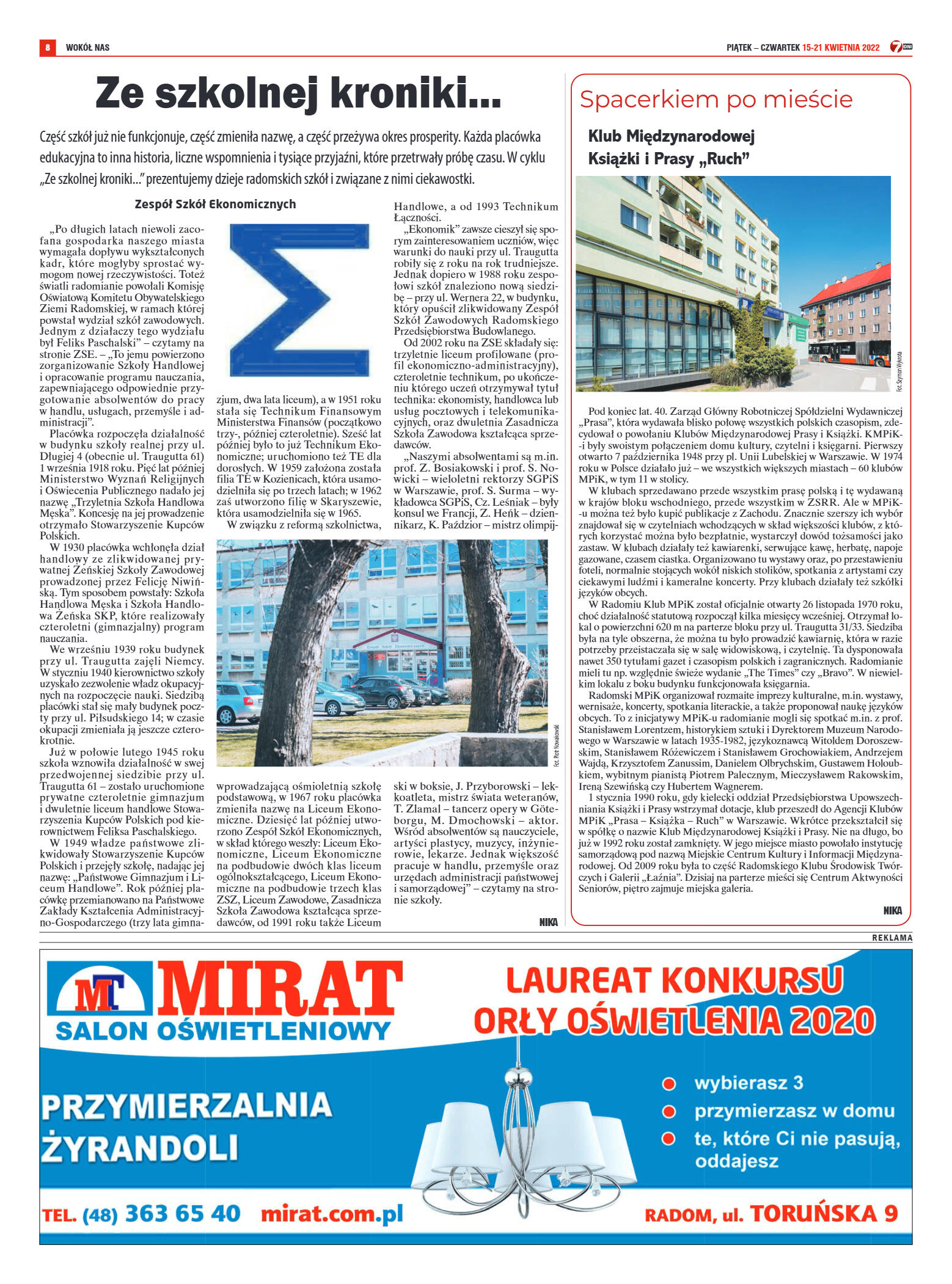 Tygodnik "7 Dni" nr 812 z dn. 15.04.2022 r. - strona 8