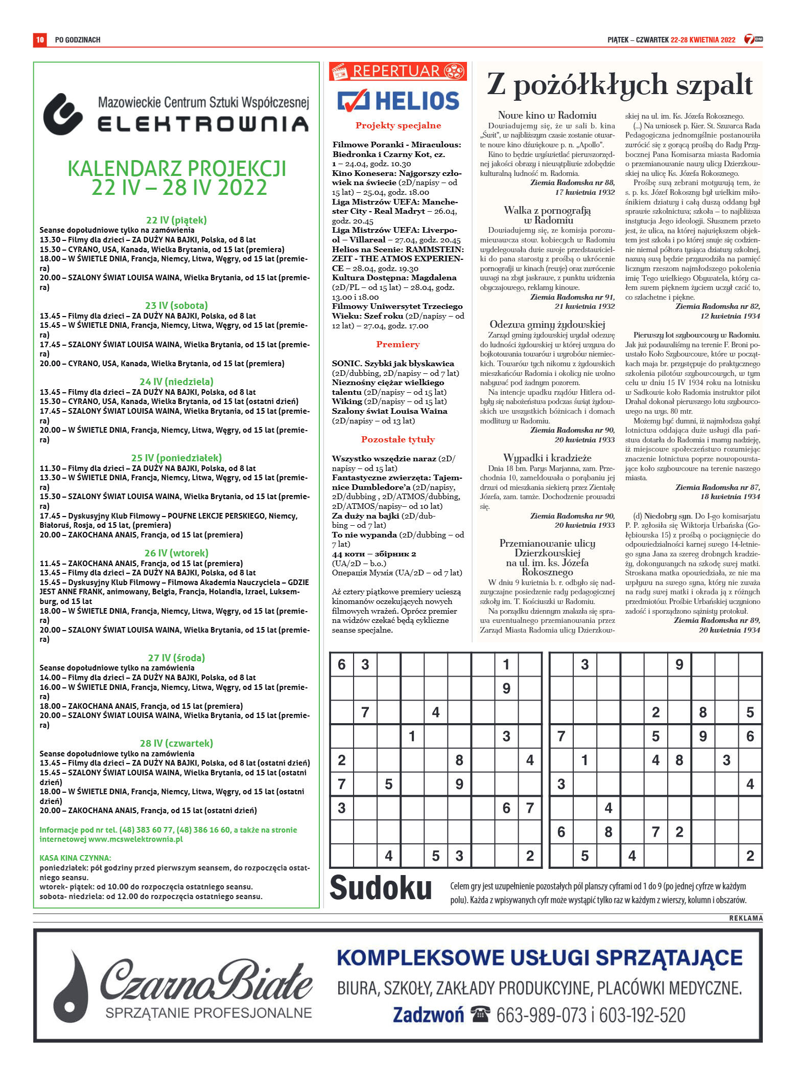 Tygodnik "7 Dni" nr 813 z dn. 22.04.2022 r. - strona 10