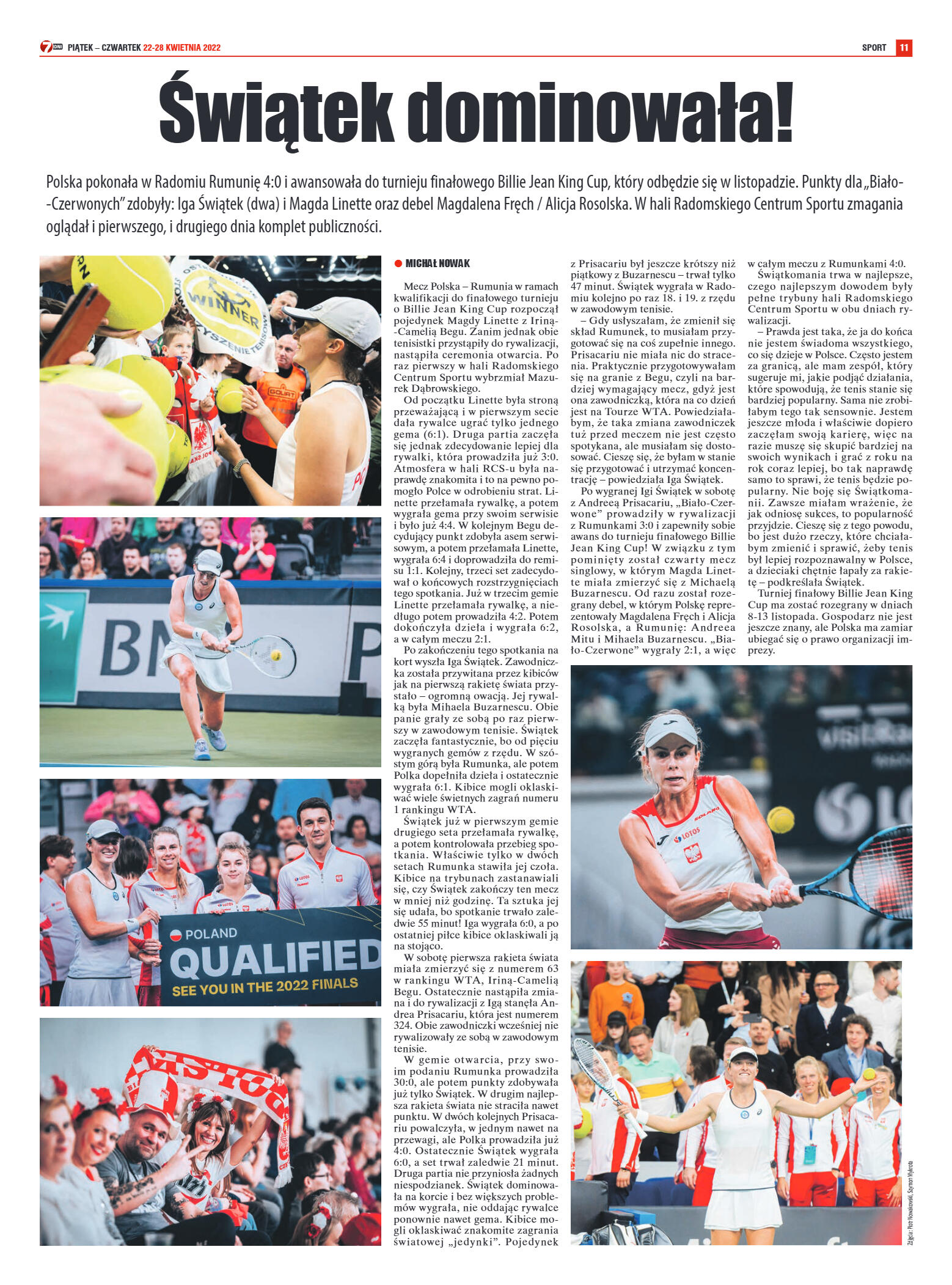 Tygodnik "7 Dni" nr 813 z dn. 22.04.2022 r. - strona 11