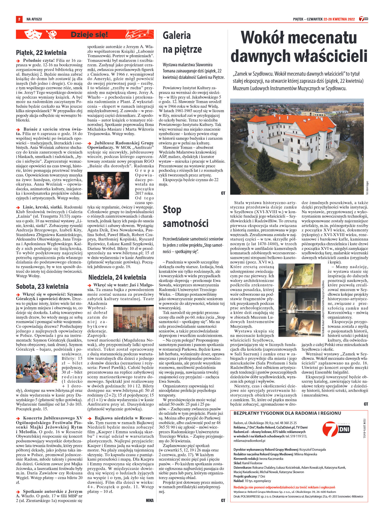 Tygodnik "7 Dni" nr 813 z dn. 22.04.2022 r. - strona 2