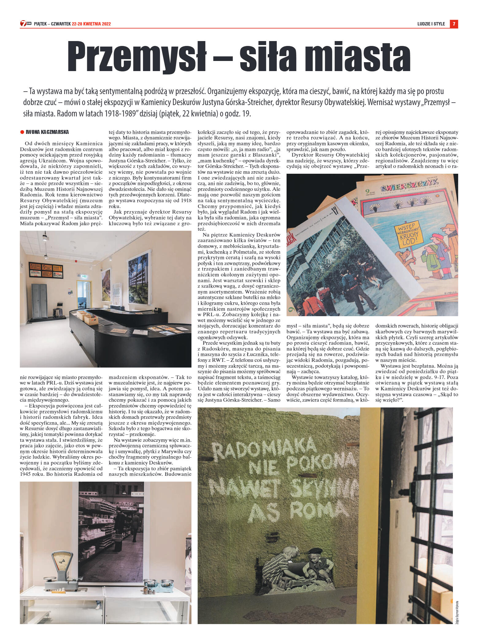 Tygodnik "7 Dni" nr 813 z dn. 22.04.2022 r. - strona 7