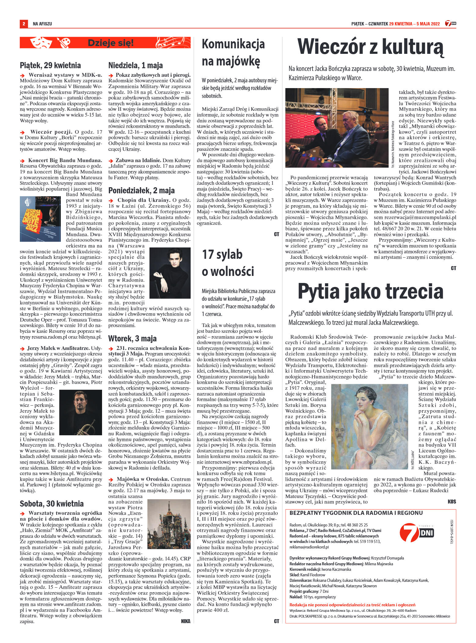 Tygodnik "7 Dni" nr 814 z dn. 29.04.2022 r. - strona 2