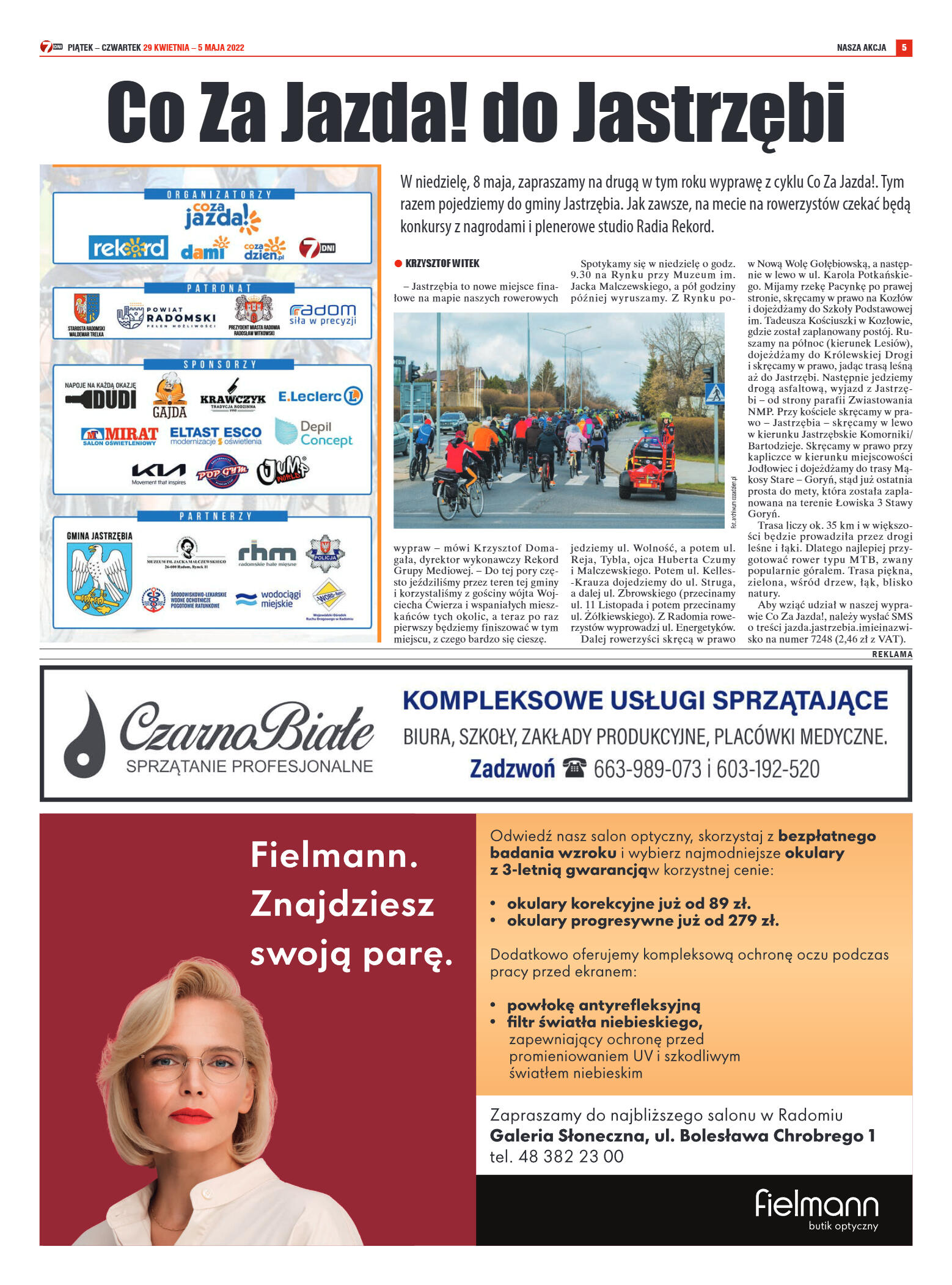 Tygodnik "7 Dni" nr 814 z dn. 29.04.2022 r. - strona 5