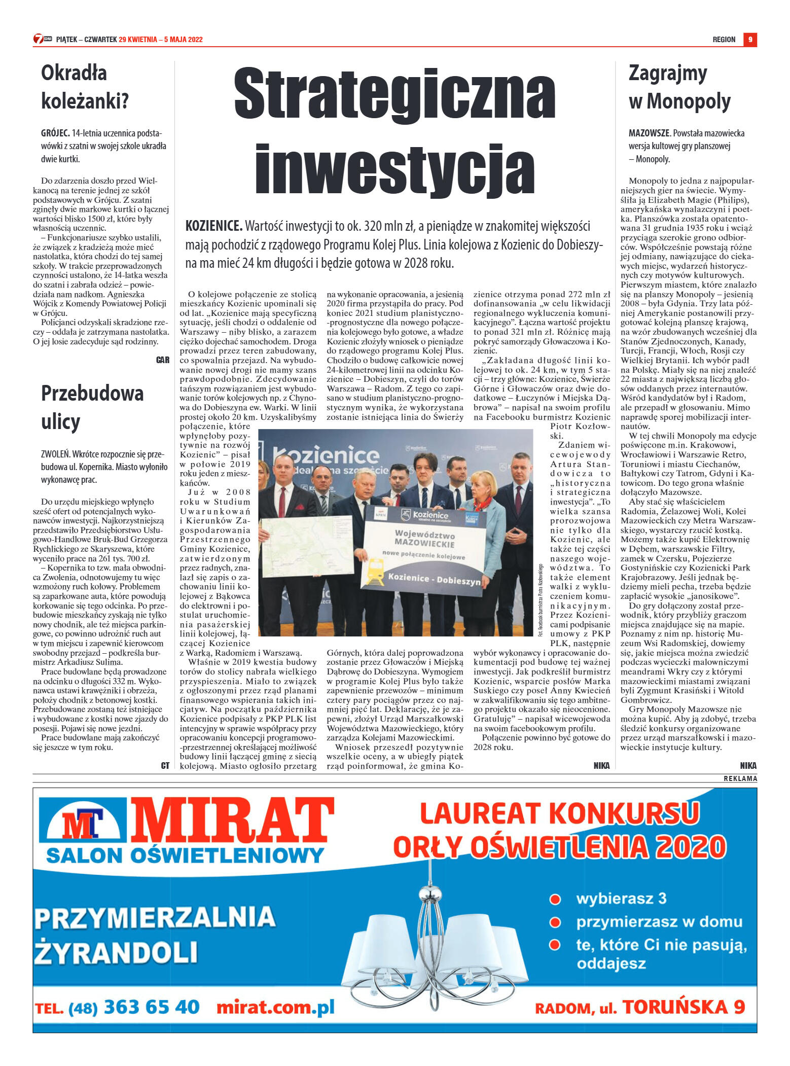 Tygodnik "7 Dni" nr 814 z dn. 29.04.2022 r. - strona 9