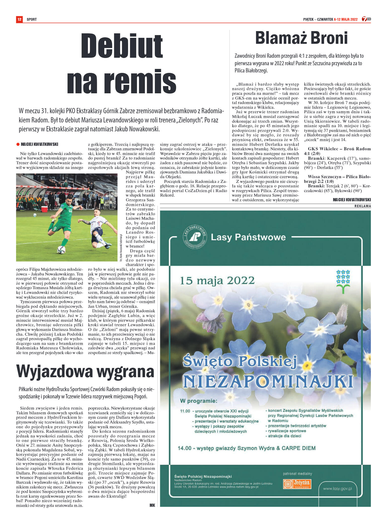 Tygodnik "7 Dni" nr 815 z dn. 6.05.2022 r. - strona 12