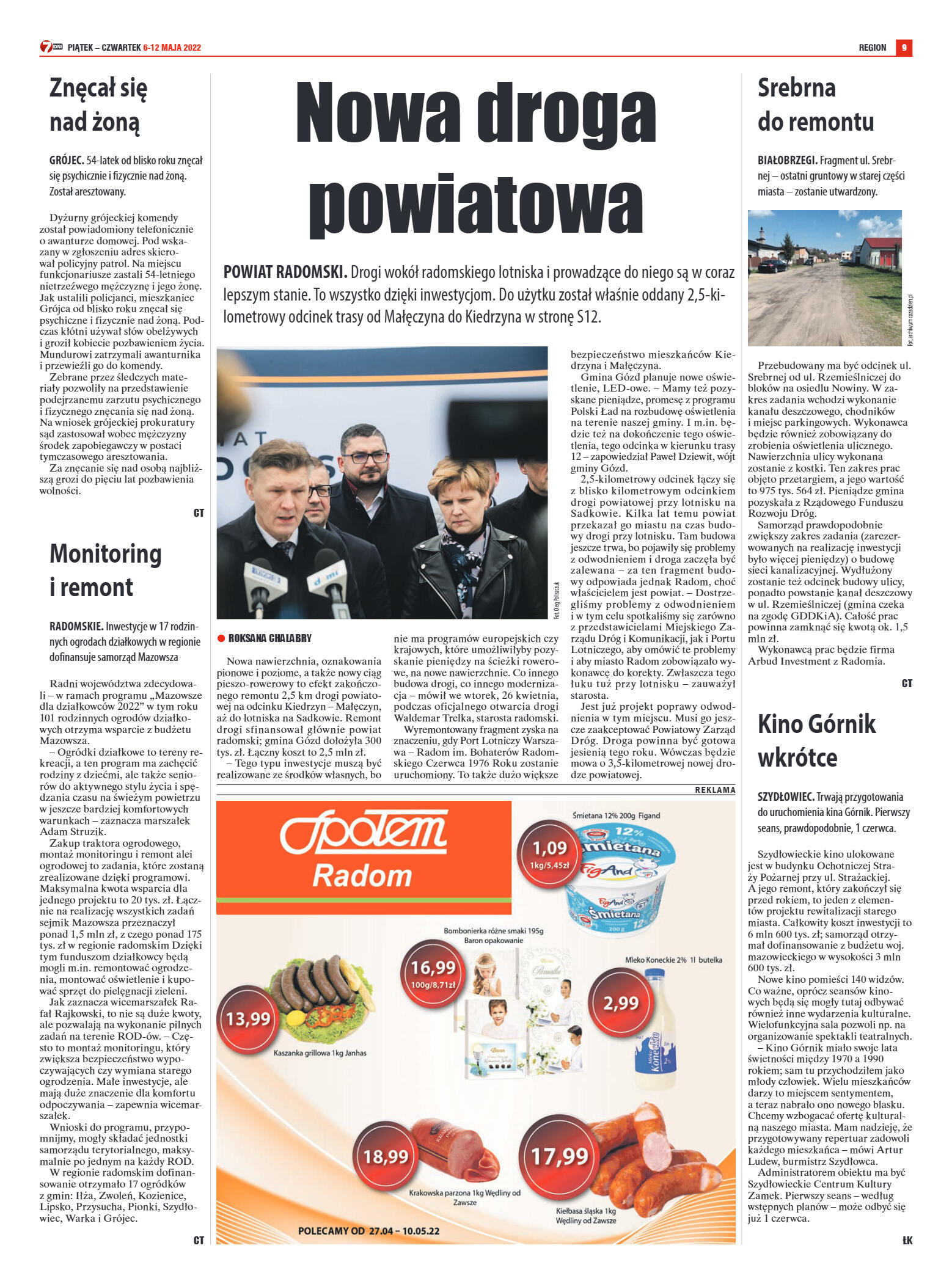 Tygodnik "7 Dni" nr 815 z dn. 6.05.2022 r. - strona 9