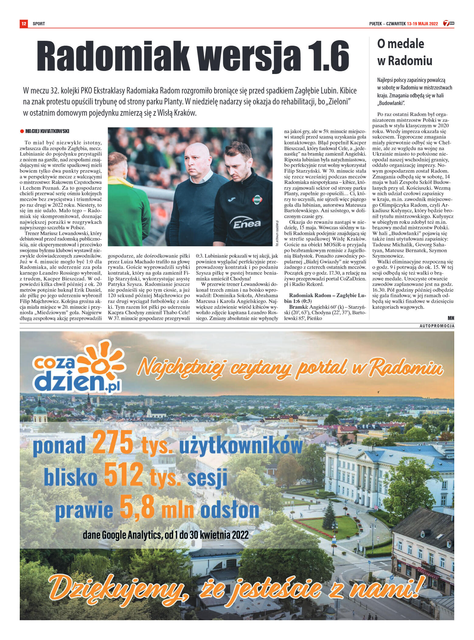 Tygodnik "7 Dni" nr 816 z dn. 13.05.2022 r. - strona 12