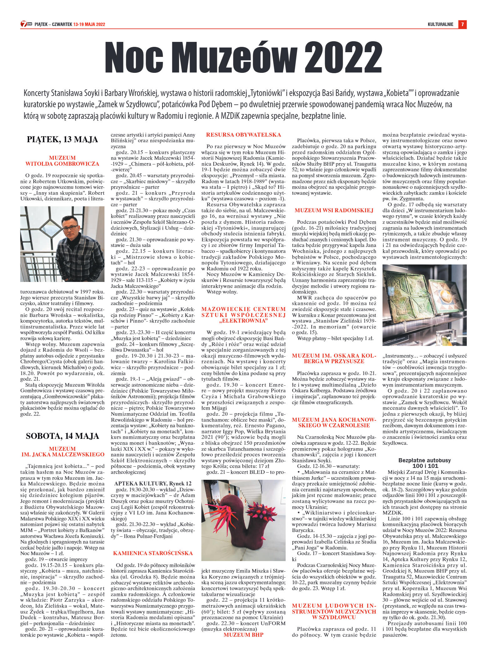 Tygodnik "7 Dni" nr 816 z dn. 13.05.2022 r. - strona 7