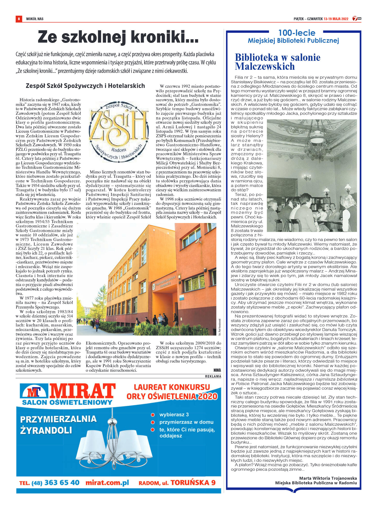 Tygodnik "7 Dni" nr 816 z dn. 13.05.2022 r. - strona 8