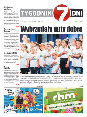 Tygodnik "7 Dni" nr 816 z dn. 13.05.2022 r. - strona 1