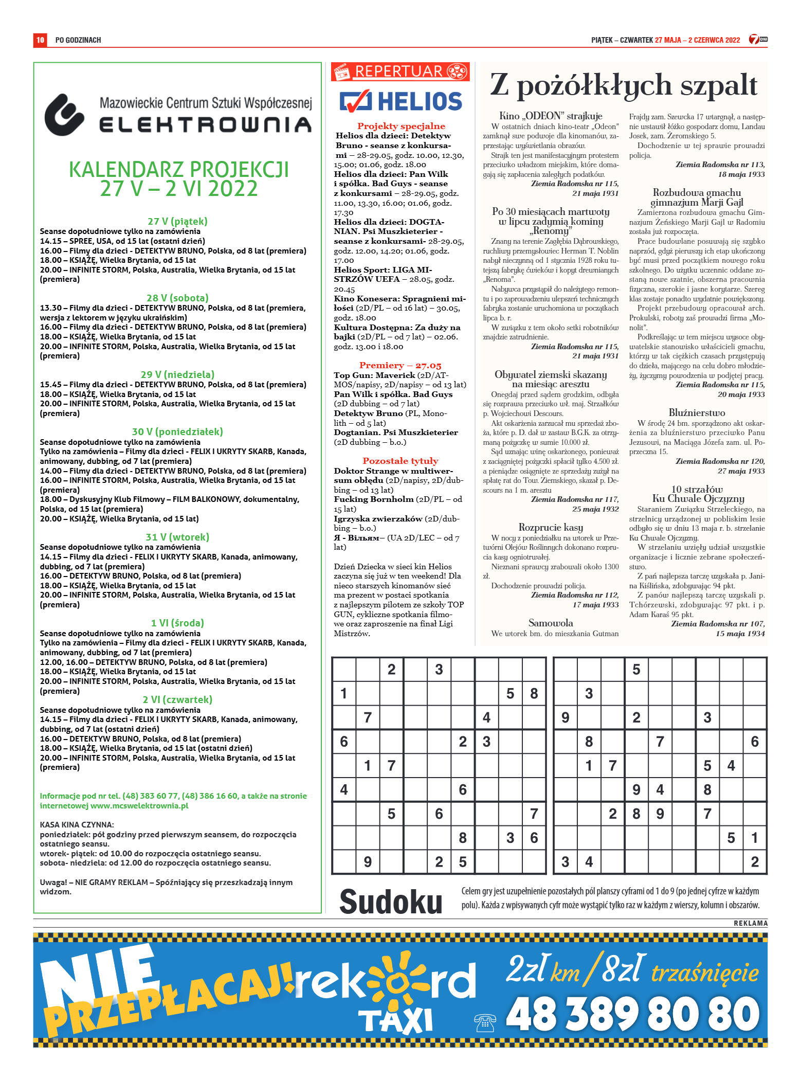 Tygodnik "7 Dni" nr 818 z dn. 27.05.2022 r. - strona 10