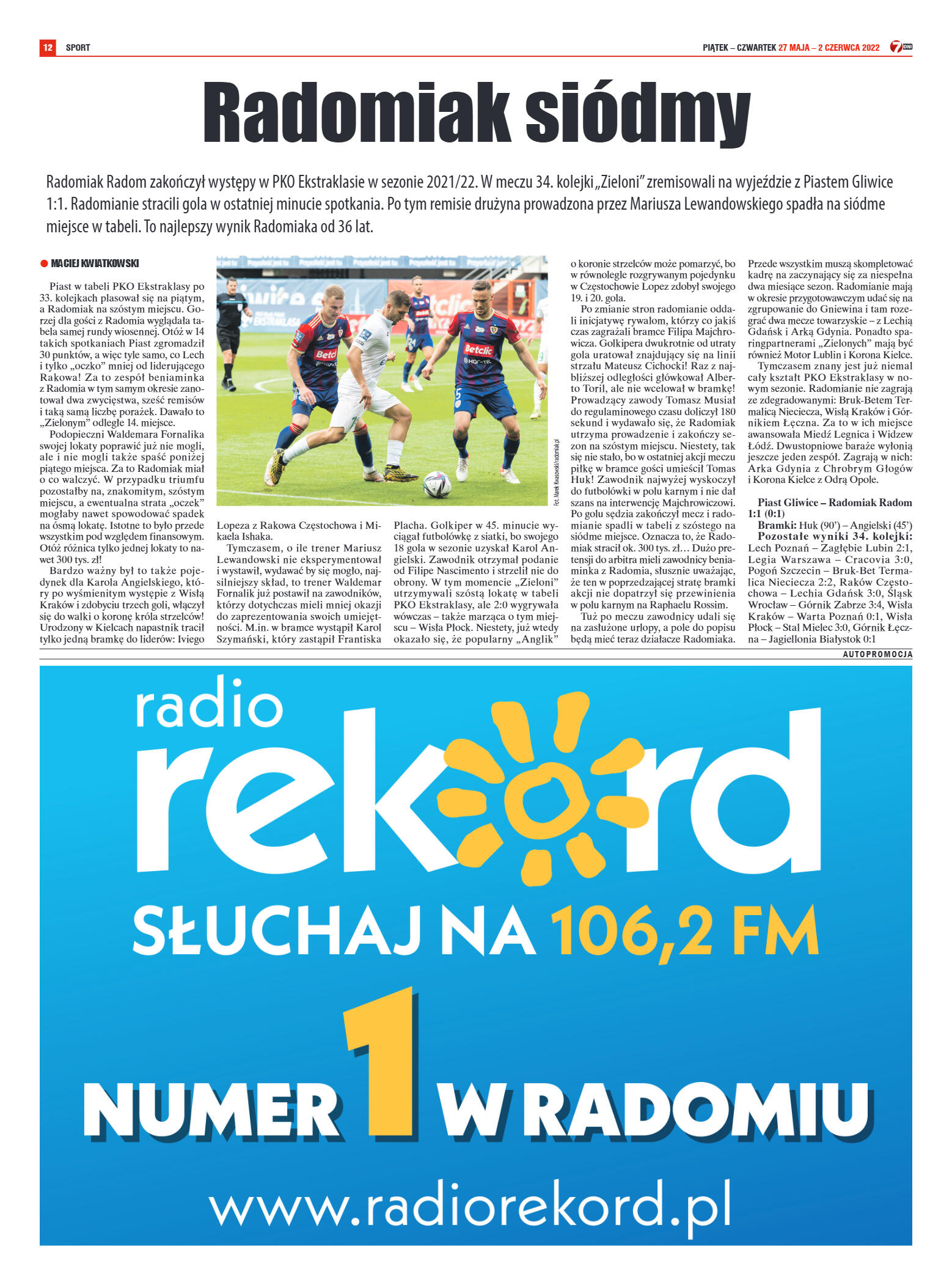 Tygodnik "7 Dni" nr 818 z dn. 27.05.2022 r. - strona 12