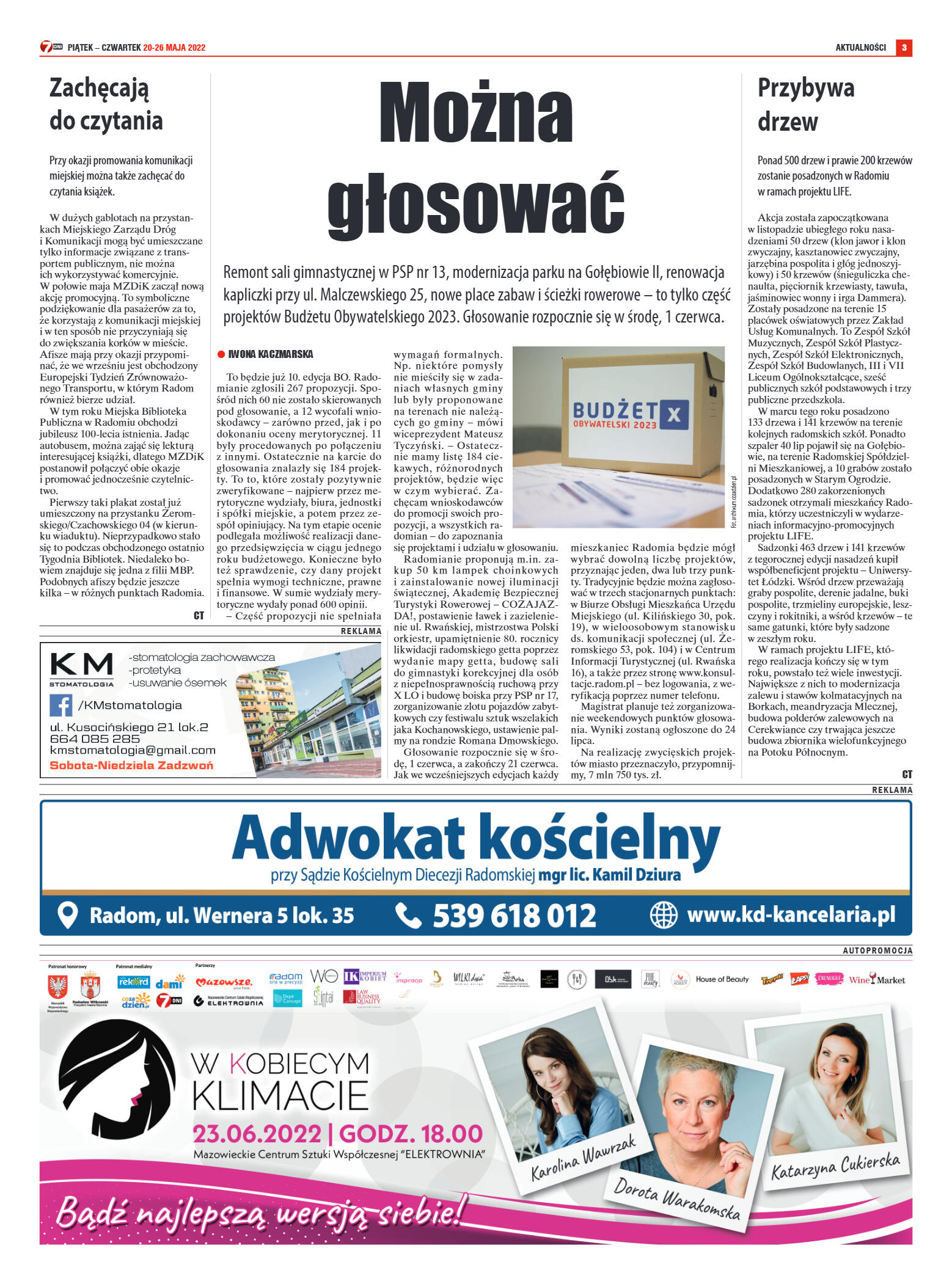 Tygodnik "7 Dni" nr 818 z dn. 27.05.2022 r. - strona 3