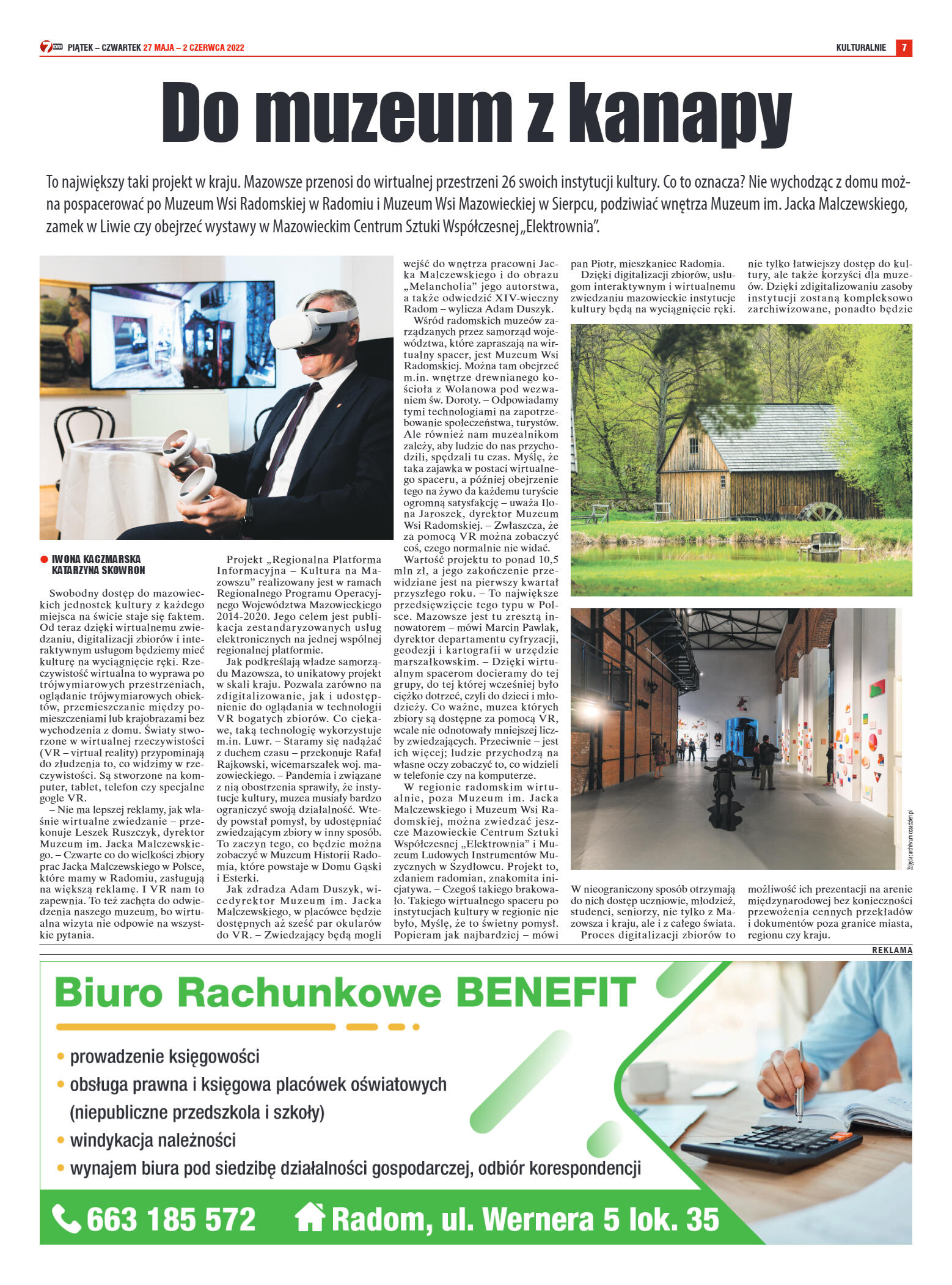 Tygodnik "7 Dni" nr 818 z dn. 27.05.2022 r. - strona 7