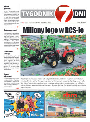 Tygodnik "7 Dni" nr 818 z dn. 27.05.2022 r. - strona 1