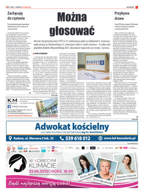 Tygodnik "7 Dni" nr 818 z dn. 27.05.2022 r. - strona 3