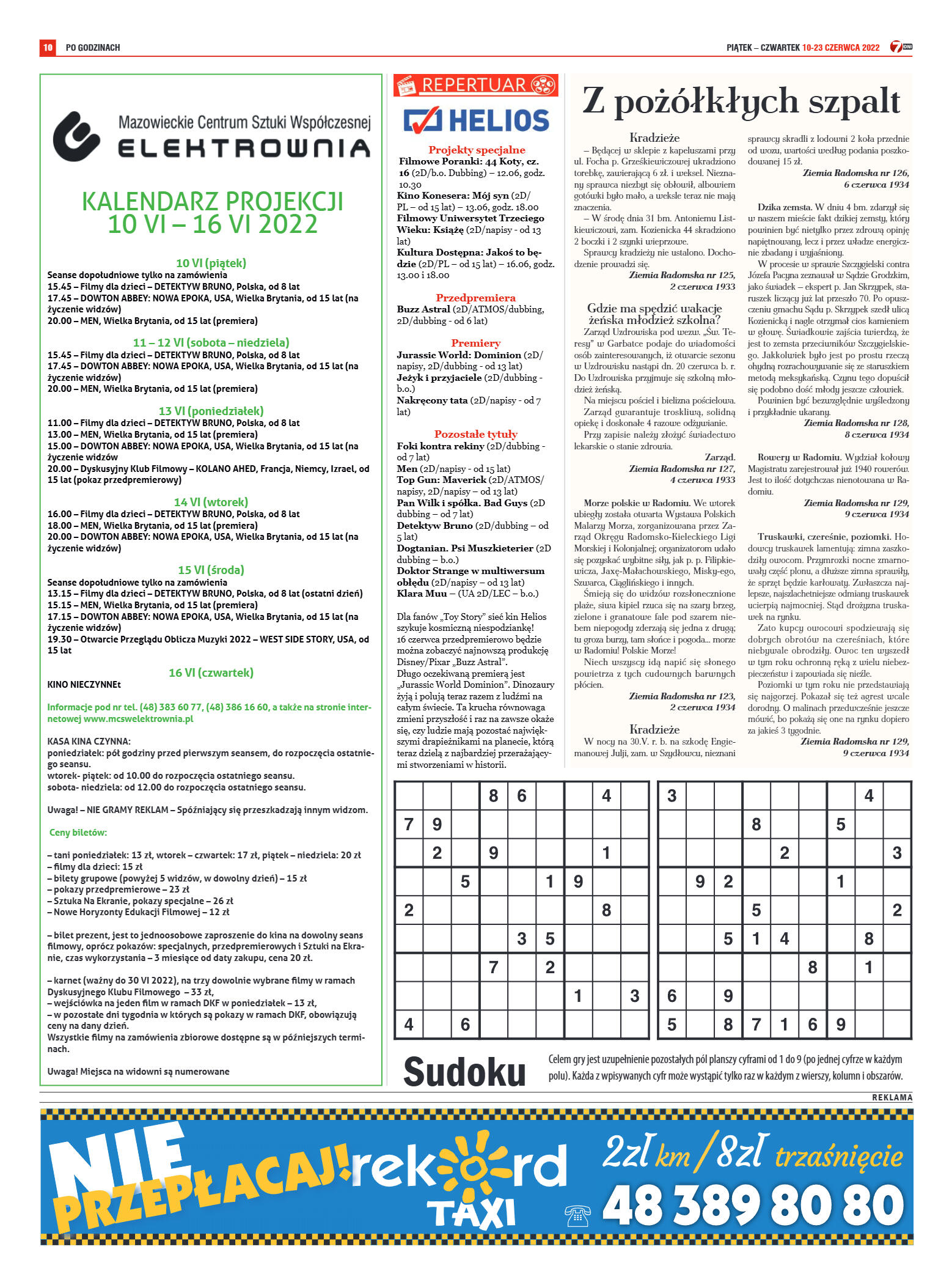 Tygodnik "7 Dni" nr 820 z dn. 10.06.2022 r. - strona 10