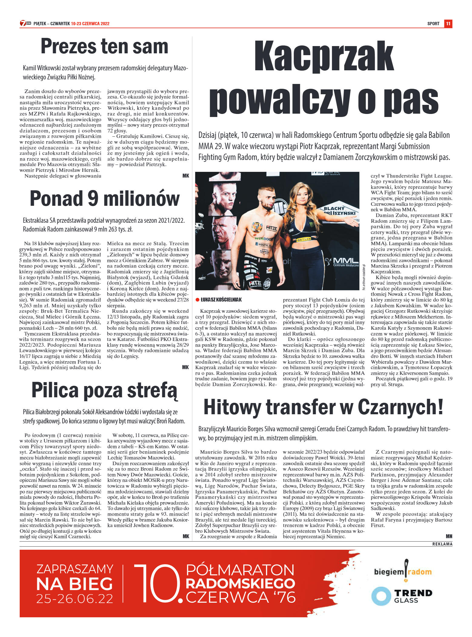 Tygodnik "7 Dni" nr 820 z dn. 10.06.2022 r. - strona 11