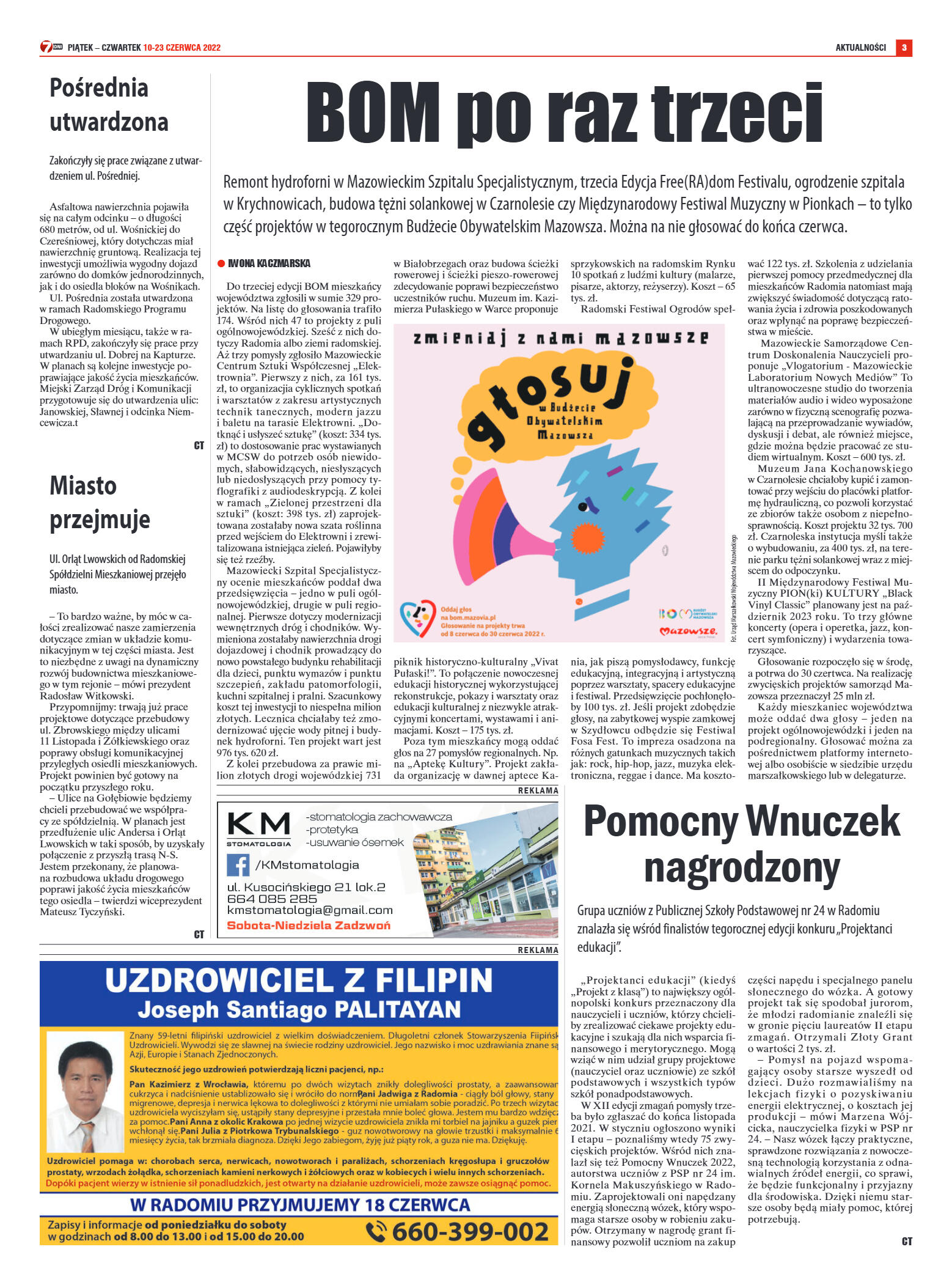 Tygodnik "7 Dni" nr 820 z dn. 10.06.2022 r. - strona 3