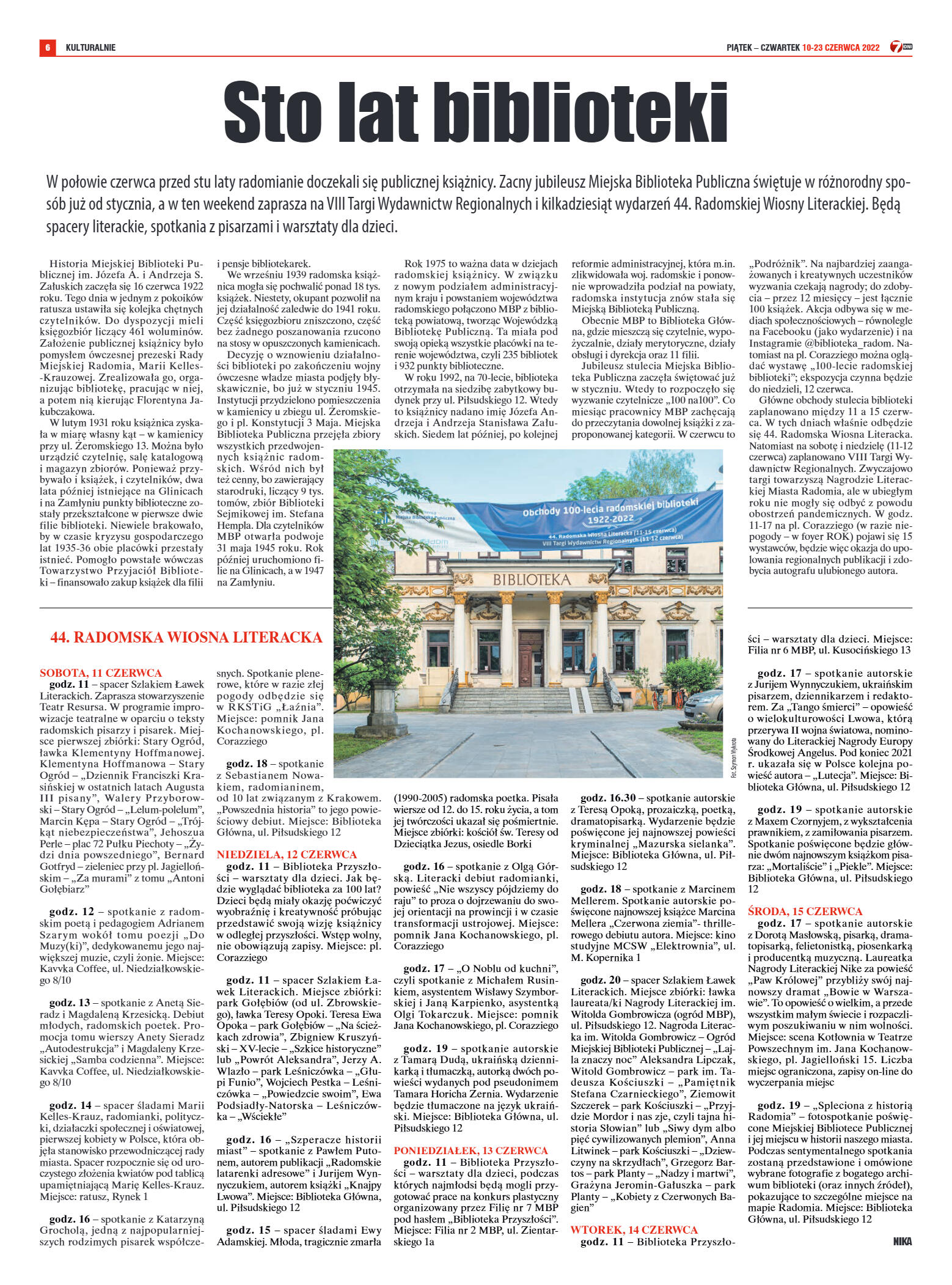 Tygodnik "7 Dni" nr 820 z dn. 10.06.2022 r. - strona 6