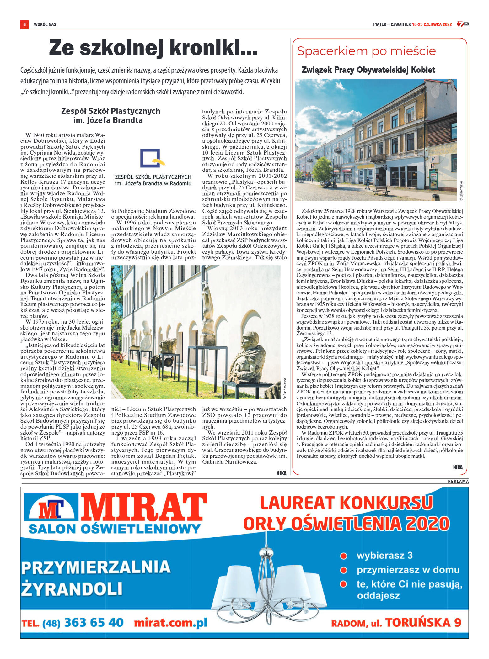 Tygodnik "7 Dni" nr 820 z dn. 10.06.2022 r. - strona 8