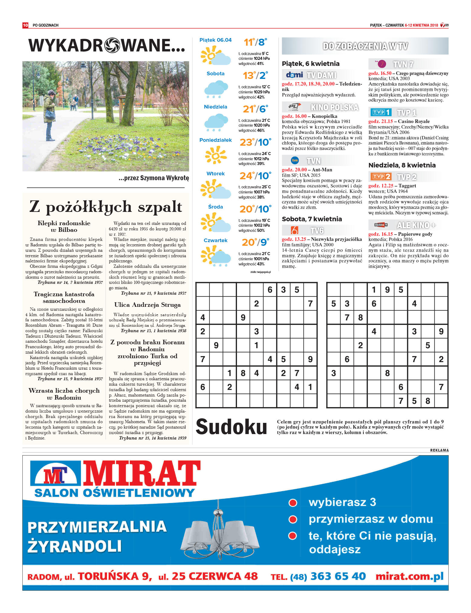 Tygodnik "7 Dni" nr 630 z dn. 6.04.2018 - strona 10