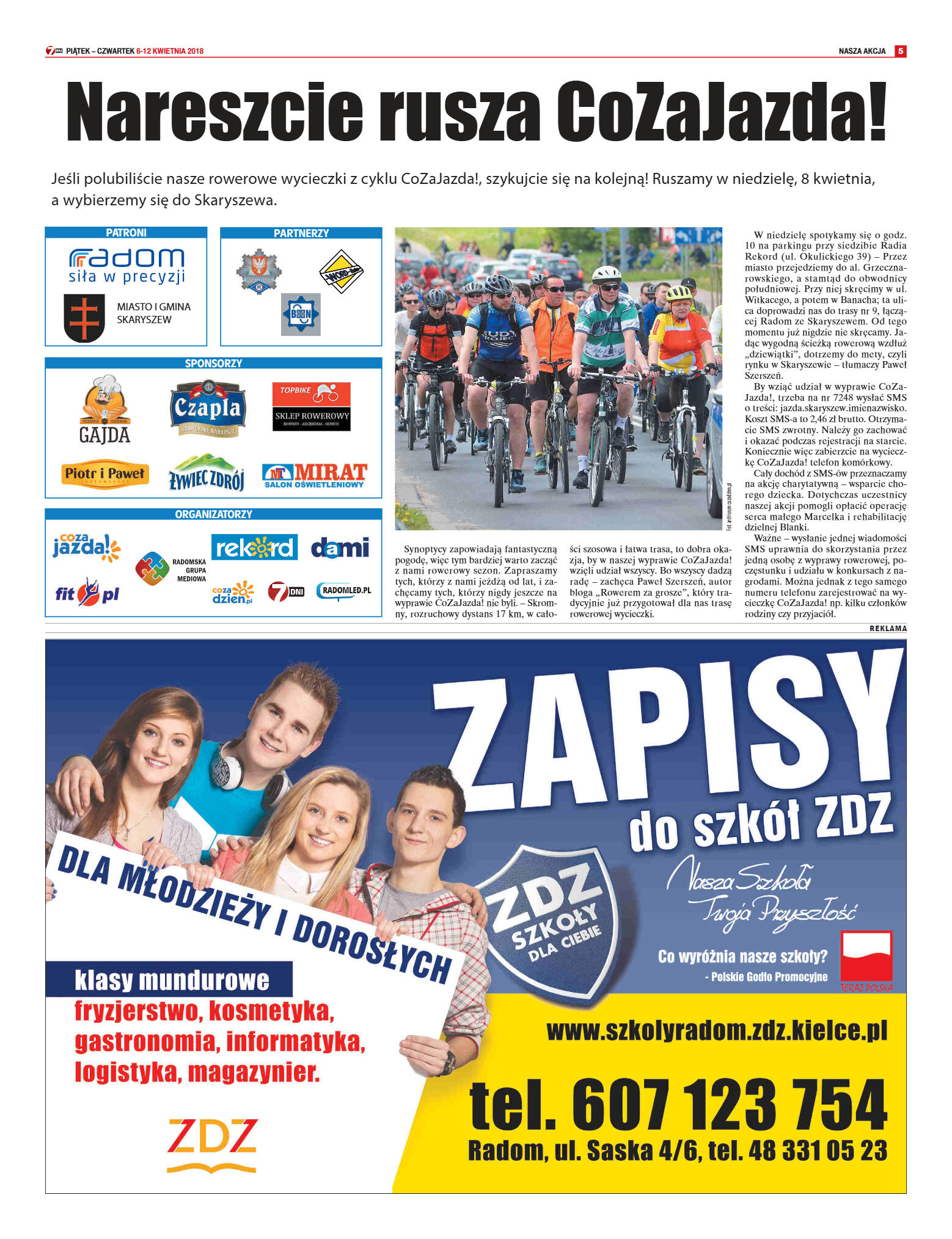 Tygodnik "7 Dni" nr 630 z dn. 6.04.2018 - strona 5